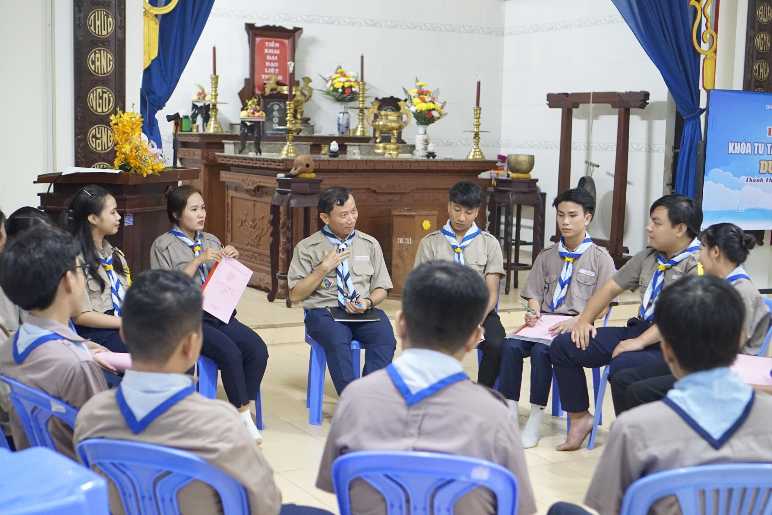 Lễ khai giảng khóa tu tập Phổ tế viên dự bị 2023 – Dương Đông 5 – ảnh 63