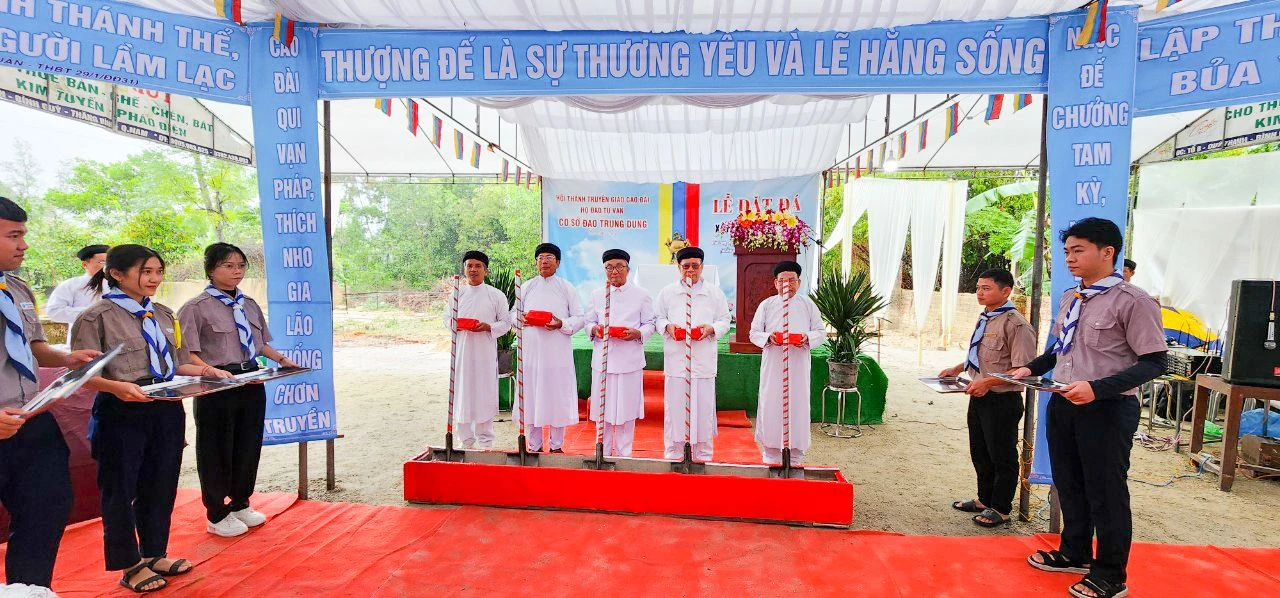 Lễ đặt đá xây dựng Cơ sở đạo Trung Dung 10/11/Quý Mão (22/12/2023) – ảnh 2