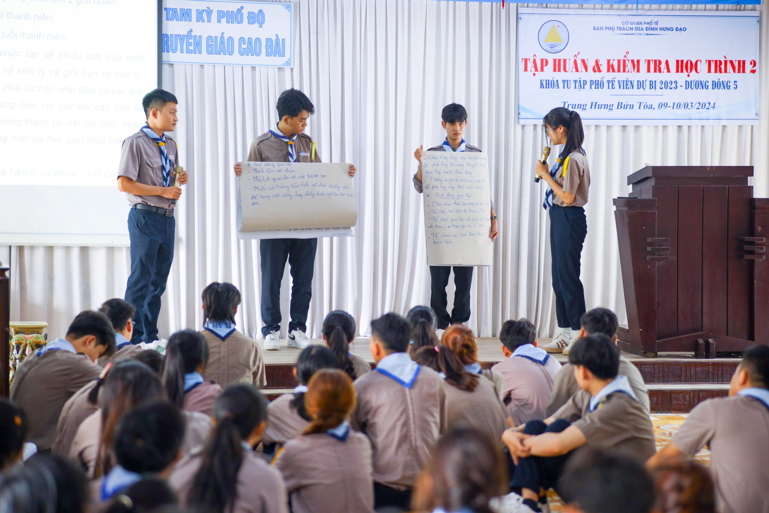 Tập huấn &amp; kiểm tra học trình 2 khóa tu tập PTV dự bị 2023 – Dương Đông 5 – ảnh 18