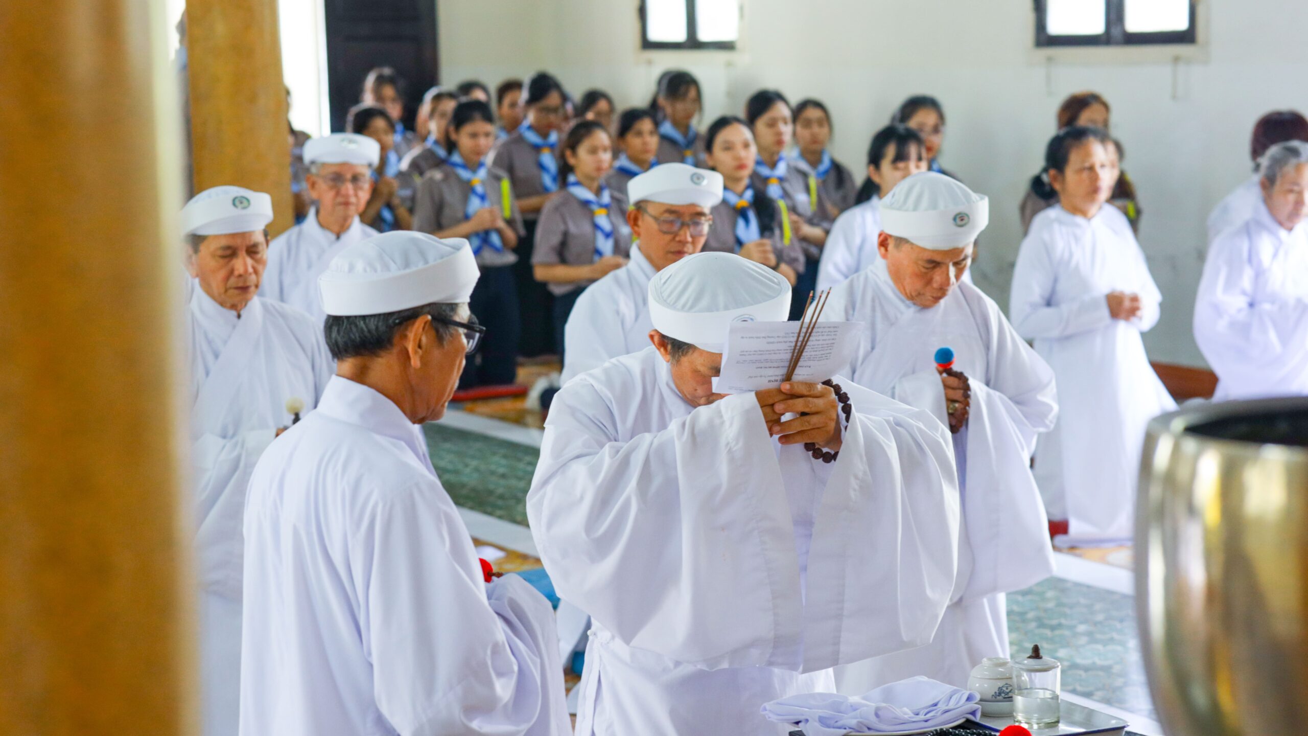 Tập huấn &amp; kiểm tra học trình 2 khóa tu tập PTV dự bị 2023 – Dương Đông 5 – ảnh 8