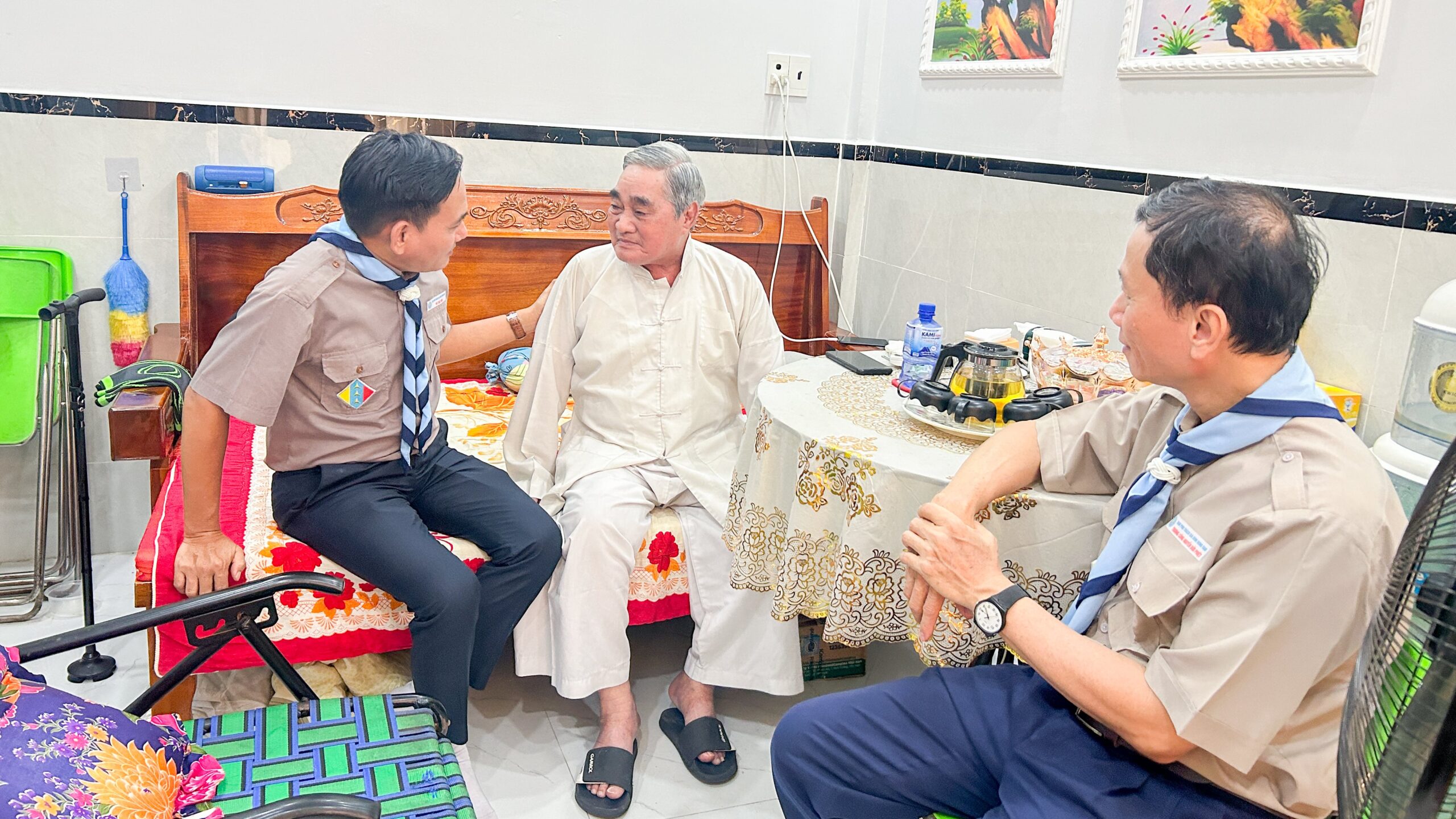 Ban Phụ trách GĐHĐ thăm và chúc Tết quý chức sắc Hội Thánh, quý cựu Huynh trưởng Hưng Đạo – ảnh 14