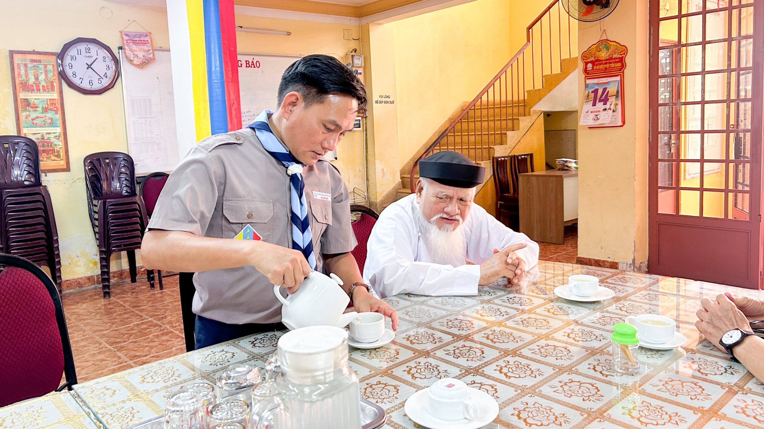Ban Phụ trách GĐHĐ thăm và chúc Tết quý chức sắc Hội Thánh, quý cựu Huynh trưởng Hưng Đạo – ảnh 3