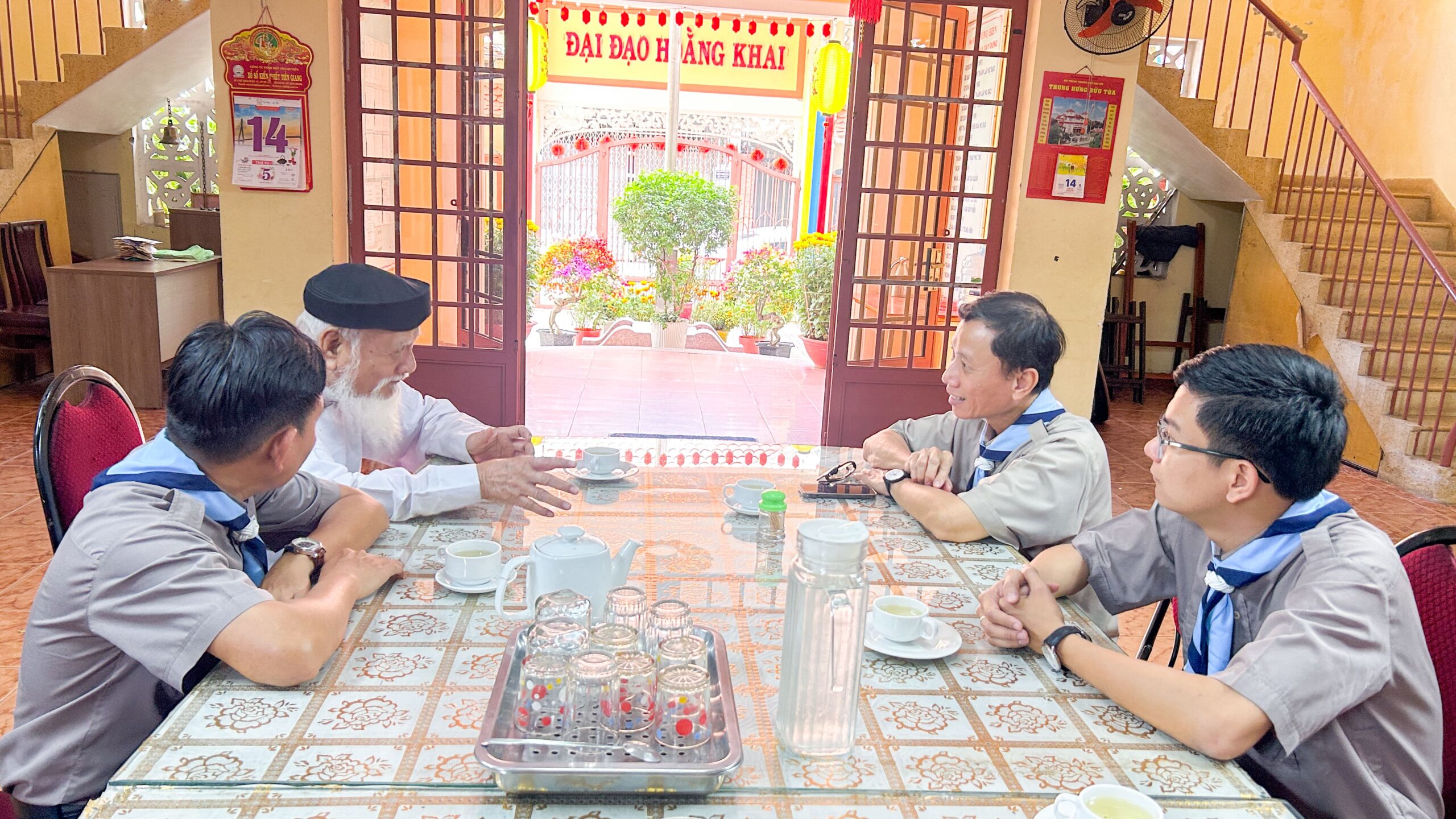 Ban Phụ trách GĐHĐ thăm và chúc Tết quý chức sắc Hội Thánh, quý cựu Huynh trưởng Hưng Đạo – ảnh 9