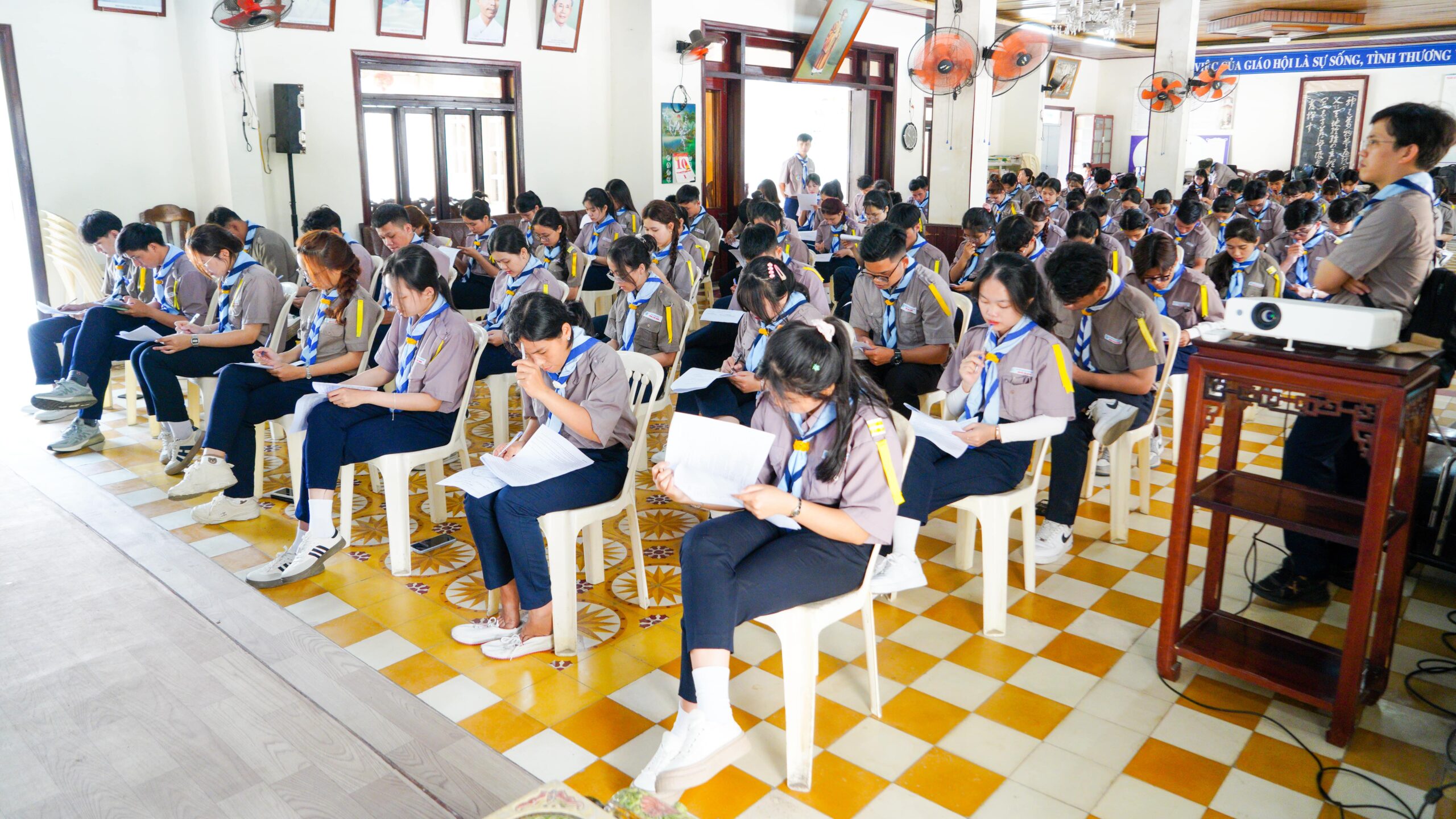 Tập huấn &amp; kiểm tra học trình 2 khóa tu tập PTV dự bị 2023 – Dương Đông 5 – ảnh 50
