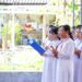 Hình ảnh: Hạnh đường Hưng Đức, hệ Phổ thông khóa 3 tổ chức kiểm tra học kỳ 2 năm thứ nhất và khai giảng năm thứ hai