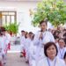 Hình ảnh: Hạnh đường Hưng Đức, hệ Phổ thông khóa 3 tổ chức kiểm tra học kỳ 2 năm thứ nhất và khai giảng năm thứ hai