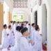 Hình ảnh: Hạnh đường Hưng Đức, hệ Phổ thông khóa 3 tổ chức kiểm tra học kỳ 2 năm thứ nhất và khai giảng năm thứ hai
