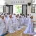 Hình ảnh: Hạnh đường Hưng Đức, hệ Phổ thông khóa 3 tổ chức kiểm tra học kỳ 2 năm thứ nhất và khai giảng năm thứ hai