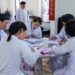 Hình ảnh: Hạnh đường Hưng Đức, hệ Phổ thông khóa 3 tổ chức kiểm tra học kỳ 2 năm thứ nhất và khai giảng năm thứ hai