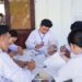 Hình ảnh: Hạnh đường Hưng Đức, hệ Phổ thông khóa 3 tổ chức kiểm tra học kỳ 2 năm thứ nhất và khai giảng năm thứ hai