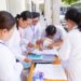 Hình ảnh: Hạnh đường Hưng Đức, hệ Phổ thông khóa 3 tổ chức kiểm tra học kỳ 2 năm thứ nhất và khai giảng năm thứ hai