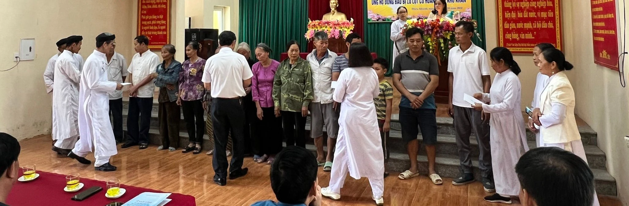 Đoàn công tác cứu trợ của Hội Thánh Truyền Giáo Cao Đài tổ chức đi cứu trợ đồng bào và thăm viếng bổn đạo tại tỉnh Thanh Hóa, hoàn thành chương trình cứu trợ đồng bào bị ảnh hưởng cơn bão số 3 (Yagi) – ảnh 4