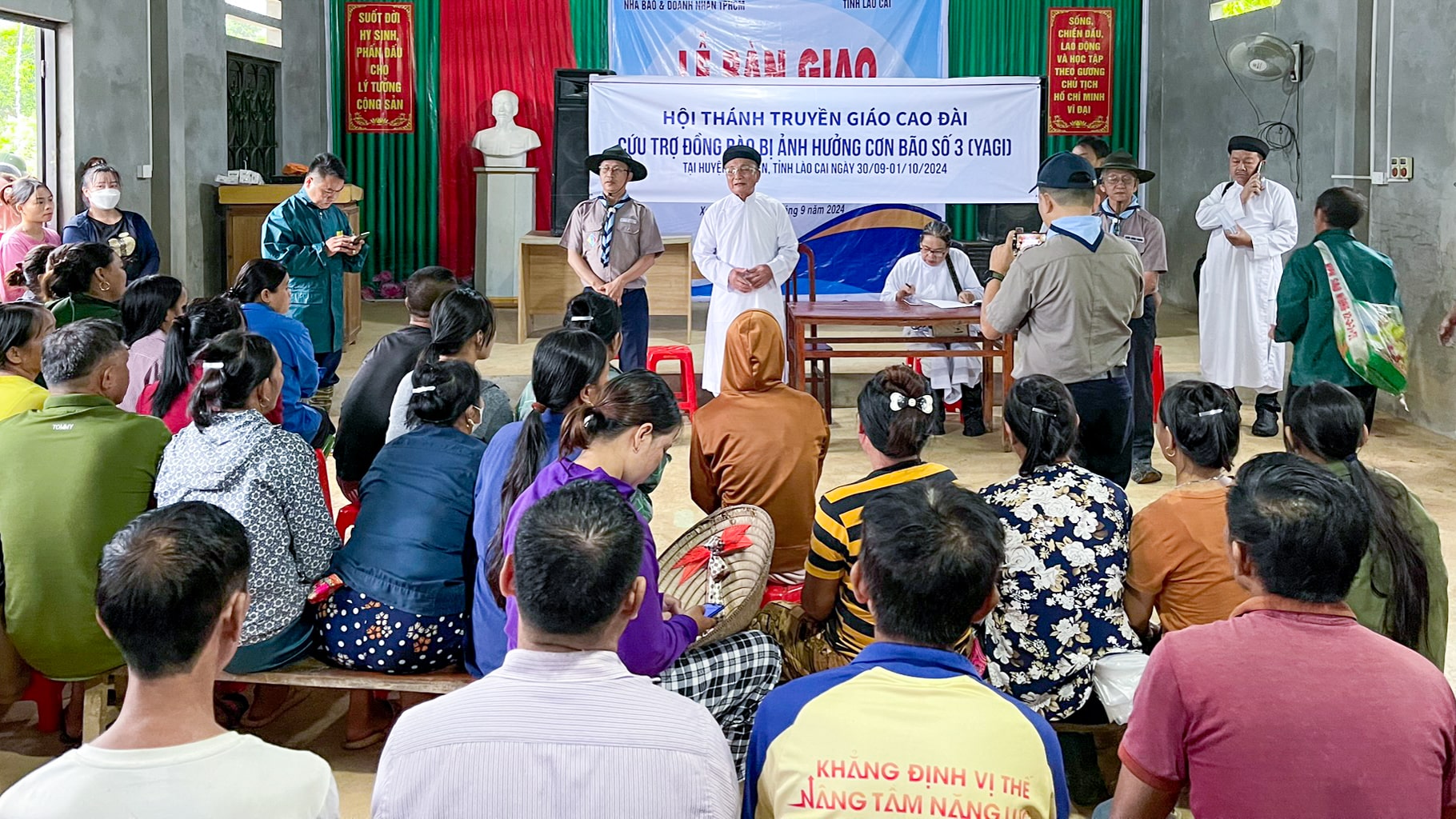 HỘI THÁNH TRUYỀN GIÁO CAO ĐÀI THỰC HIỆN CHUYẾN THIỆN NGUYỆN HỖ TRỢ ĐỒNG BÀO MIỀN BẮC BỊ BÃO LŨ (Cập nhật ngày thứ hai – 29/08 Giáp Thìn, 01/10/2024) – ảnh 52