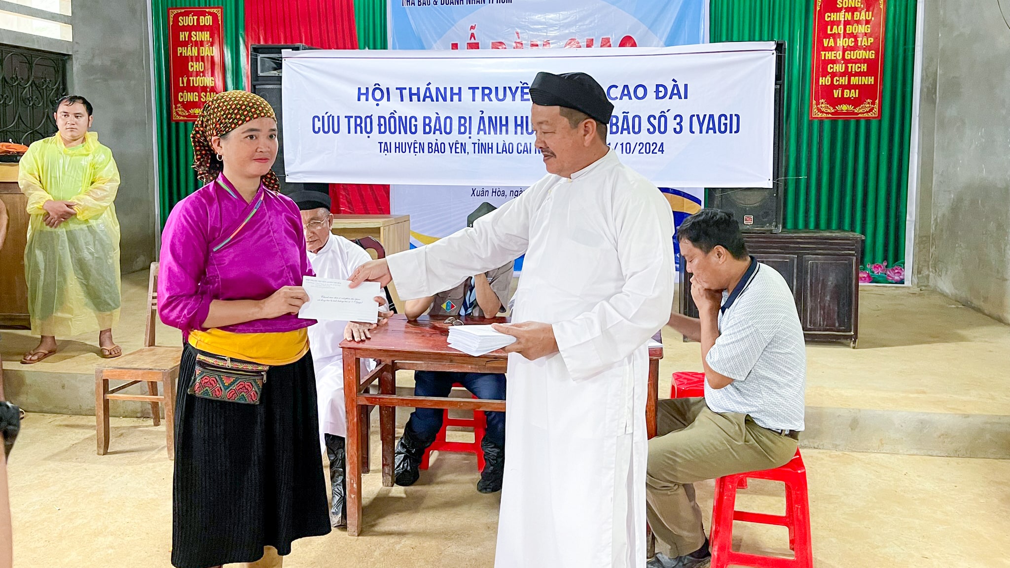 HỘI THÁNH TRUYỀN GIÁO CAO ĐÀI THỰC HIỆN CHUYẾN THIỆN NGUYỆN HỖ TRỢ ĐỒNG BÀO MIỀN BẮC BỊ BÃO LŨ (Cập nhật ngày thứ hai – 29/08 Giáp Thìn, 01/10/2024) – ảnh 61