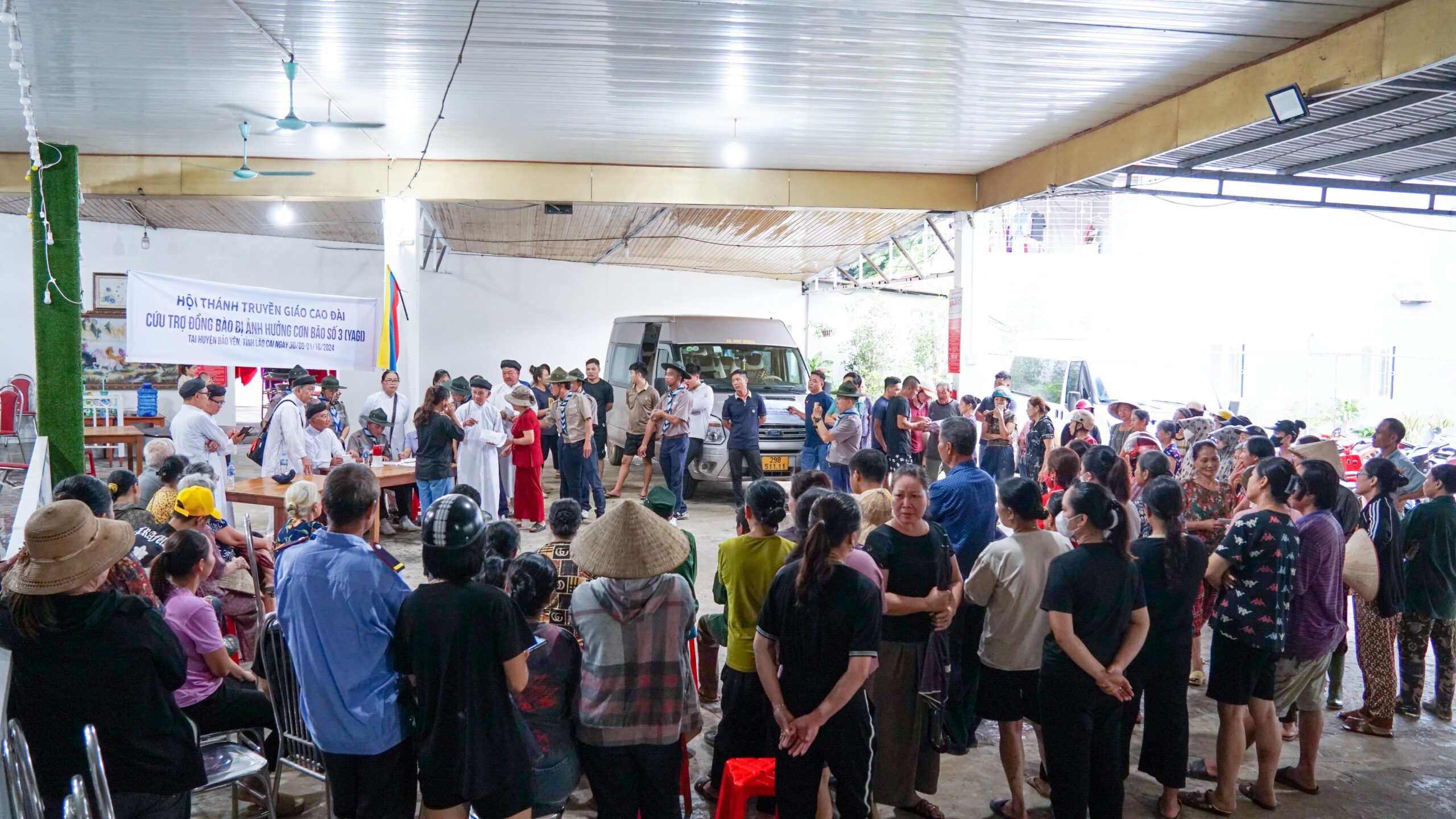 Hội Thánh Truyền Giáo Cao Đài thực hiện chuyến thiện nguyện hỗ trợ đồng bào miền Bắc bị bão lũ. – ảnh 5