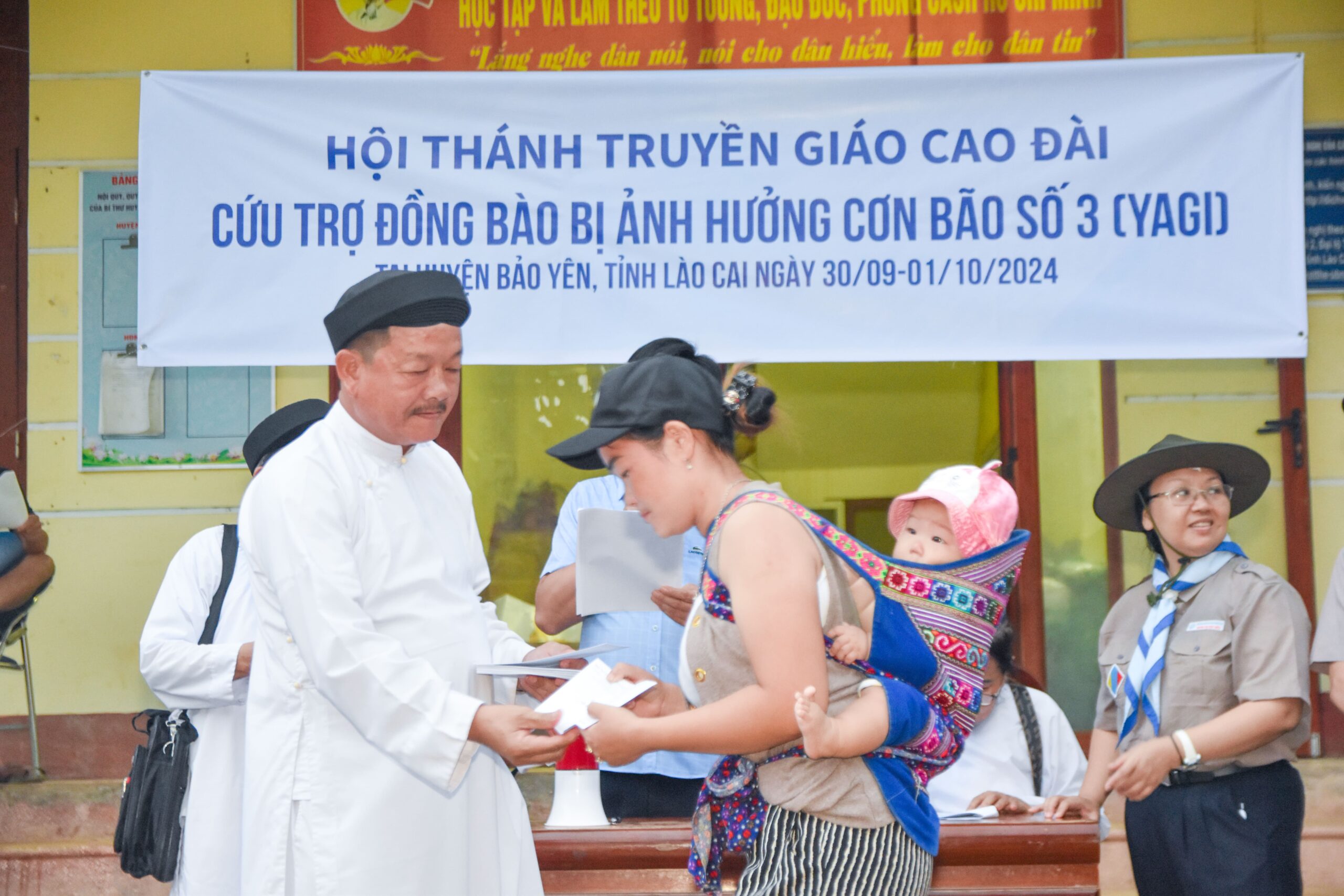 Hội Thánh Truyền Giáo Cao Đài thực hiện chuyến thiện nguyện hỗ trợ đồng bào miền Bắc bị bão lũ. – ảnh 24