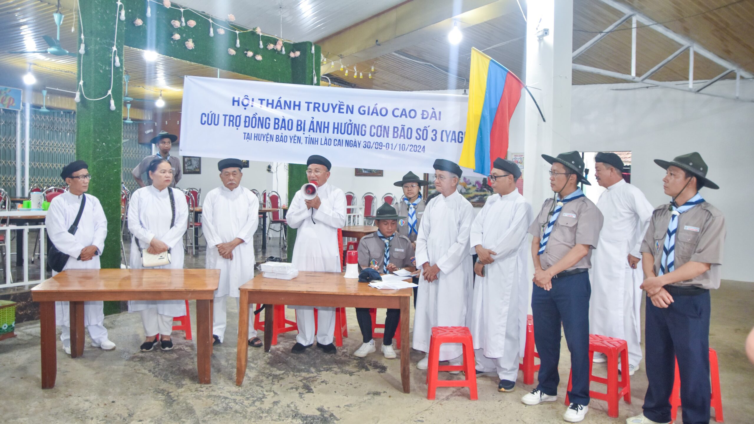 Hội Thánh Truyền Giáo Cao Đài thực hiện chuyến thiện nguyện hỗ trợ đồng bào miền Bắc bị bão lũ. – ảnh 8