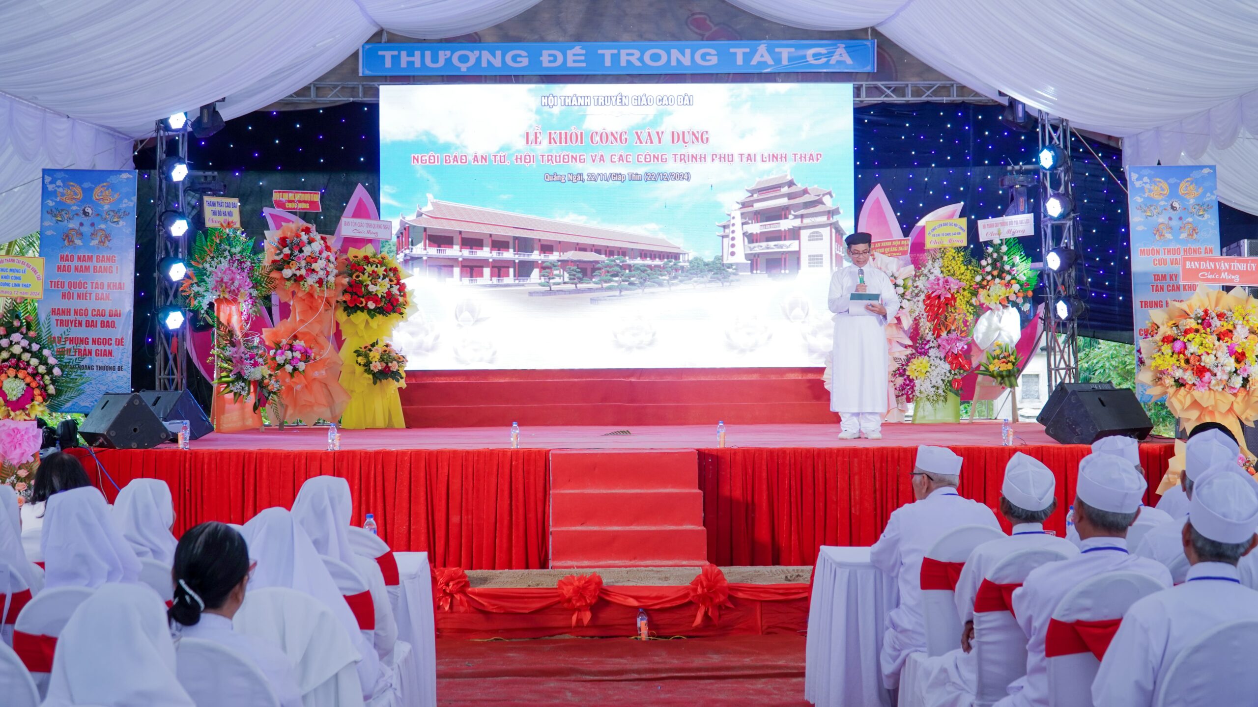 Lễ khởi công xây dựng ngôi Báo Ân Từ, hội trường và các công trình phụ tại Linh Tháp – ảnh 24