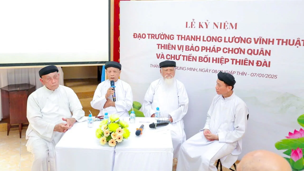 Lễ kỷ niệm Đạo trưởng Thanh Long Lương Vĩnh Thuật, Thiên vị Bảo Pháp Chơn Quân và chư tiền bối Hiệp Thiên Đài – ảnh 3
