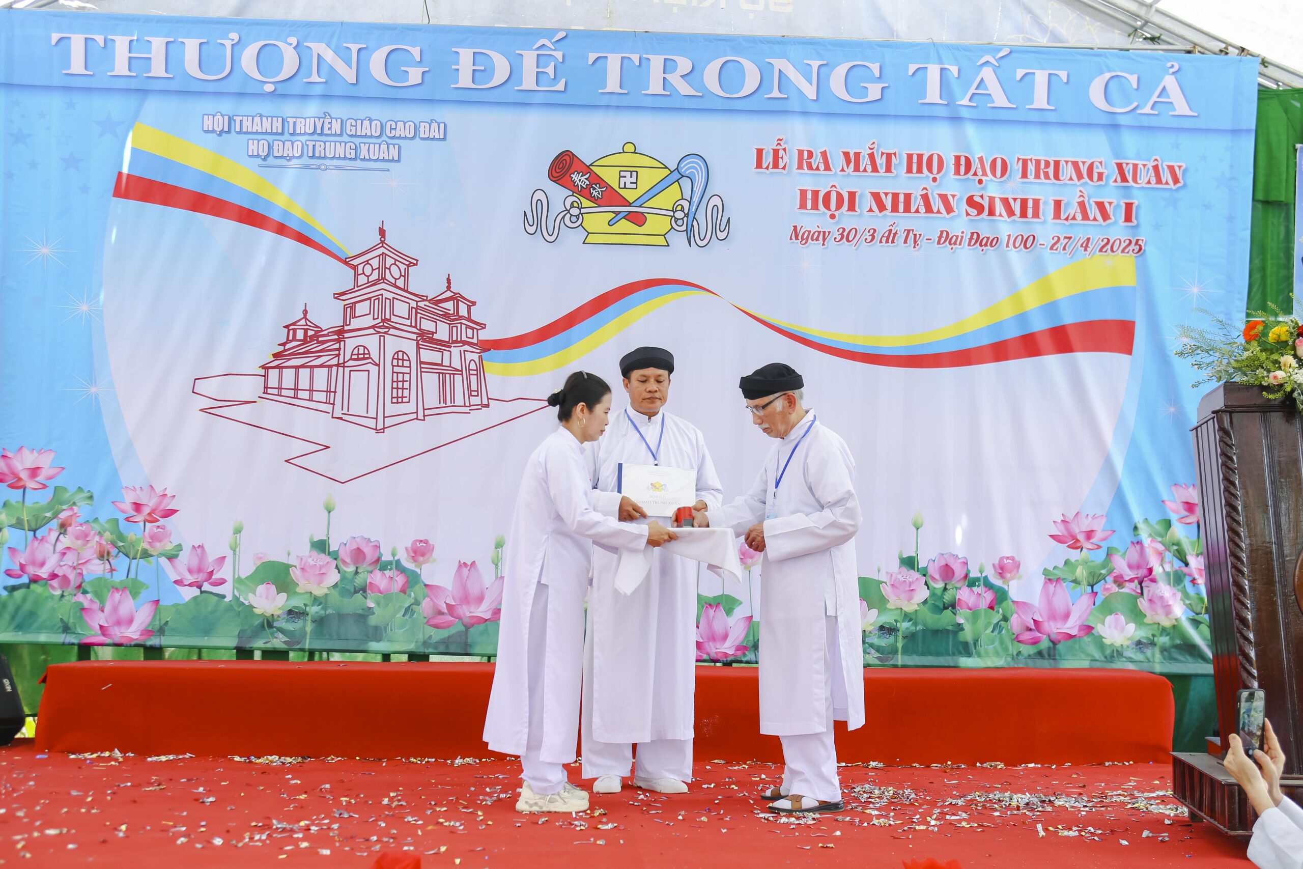 Lễ ra mắt Họ đạo Trung Xuân và Hội Nhân sinh lần I – ảnh 2