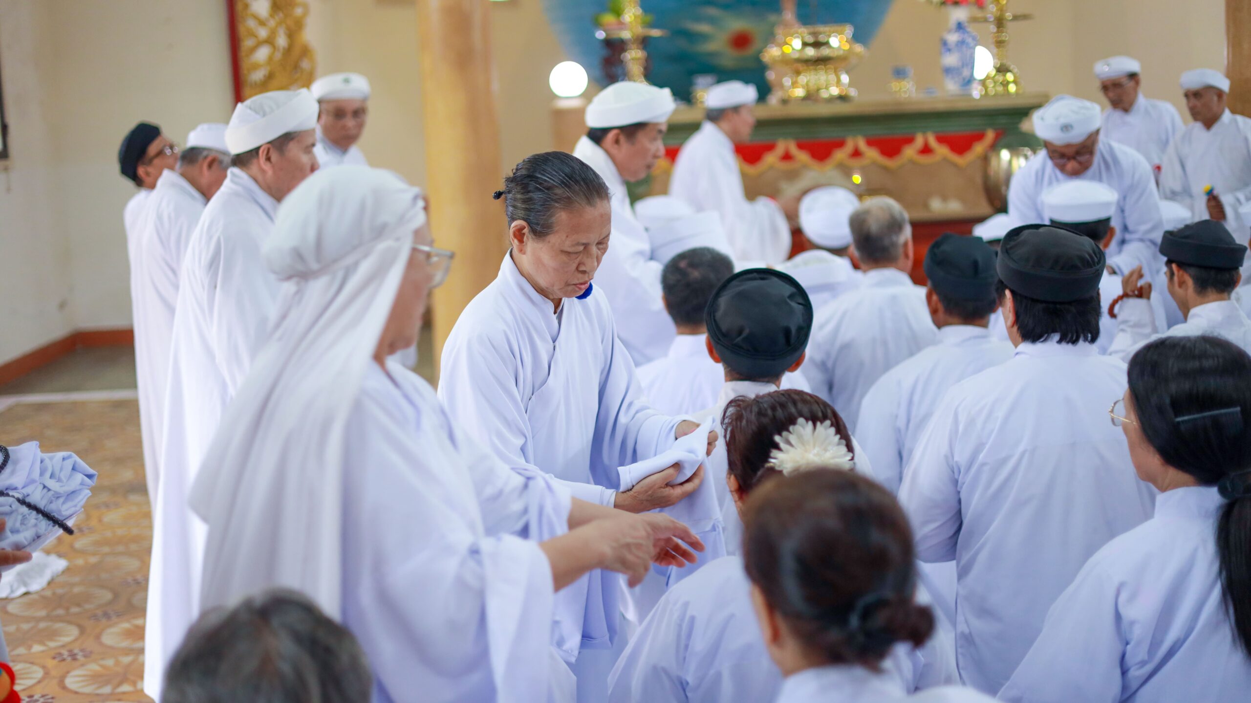 Hội Thánh tổ chức lễ thọ phong Lễ sanh, Hành thiện, Tùng sỹ quân – ảnh 2