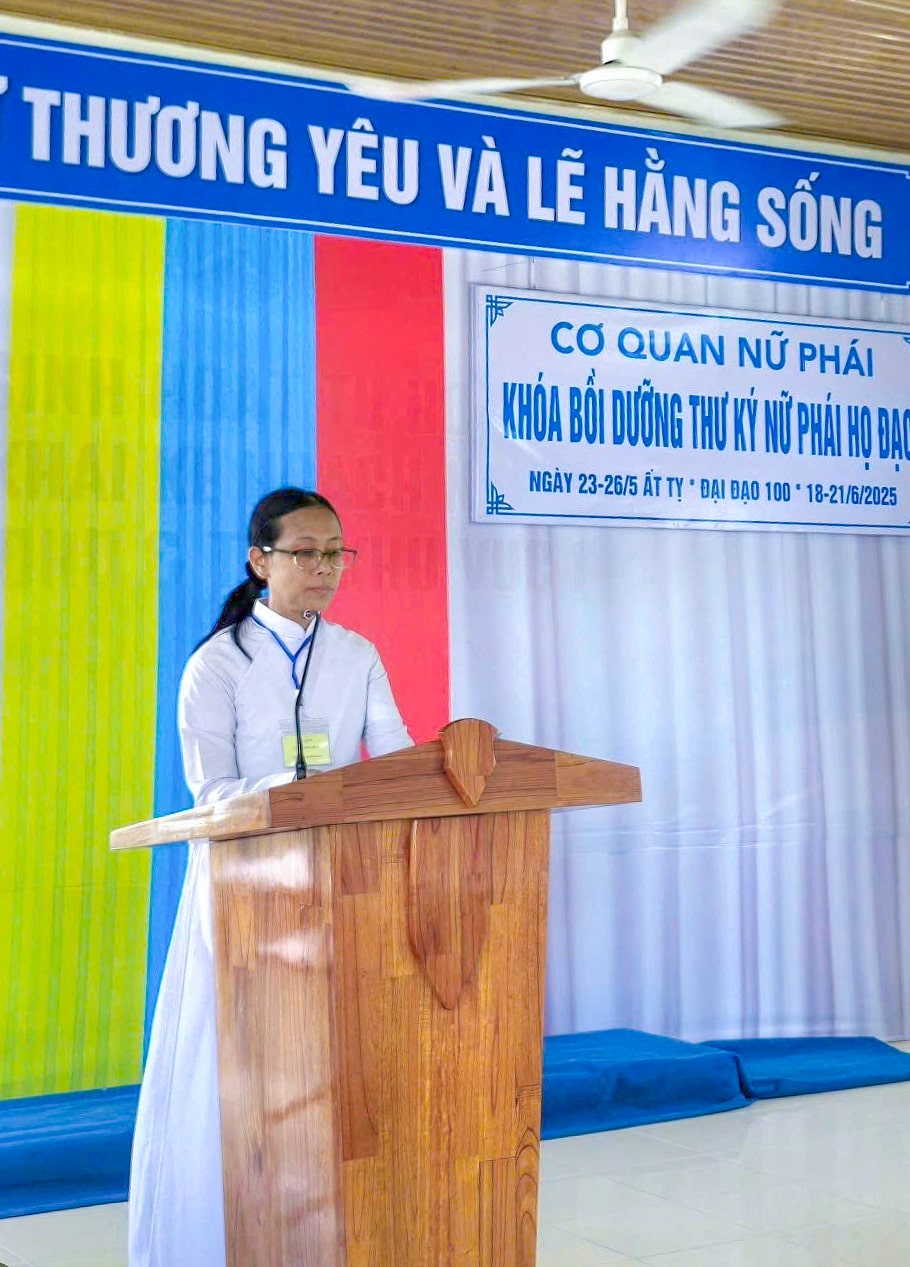 Khóa bồi dưỡng thư ký nữ phái các Họ đạo, Cơ sở đạo, Điểm sinh hoạt tôn giáo tập trung – ảnh 7