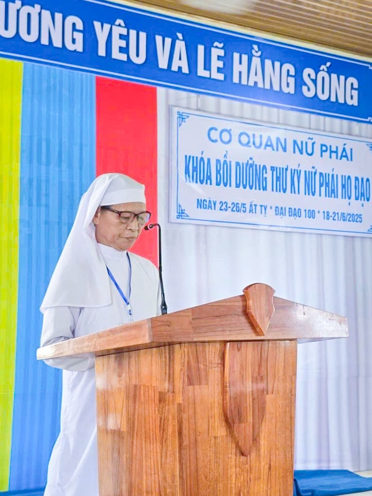 Khóa bồi dưỡng thư ký nữ phái các Họ đạo, Cơ sở đạo, Điểm sinh hoạt tôn giáo tập trung – ảnh 11
