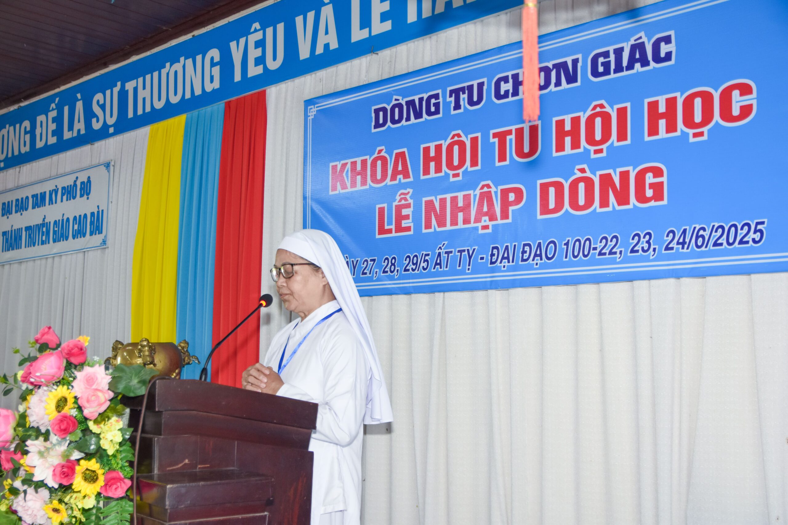 Lễ nhập dòng và khóa hội tu hội học Dòng tu Chơn Giác – ảnh 20