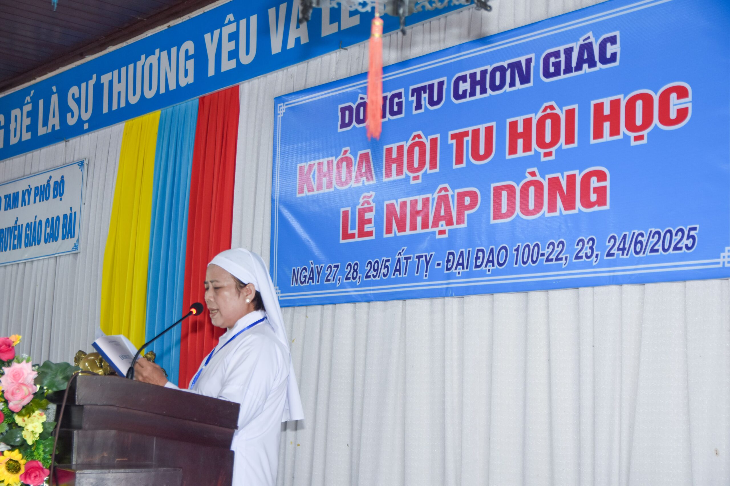 Lễ nhập dòng và khóa hội tu hội học Dòng tu Chơn Giác – ảnh 23