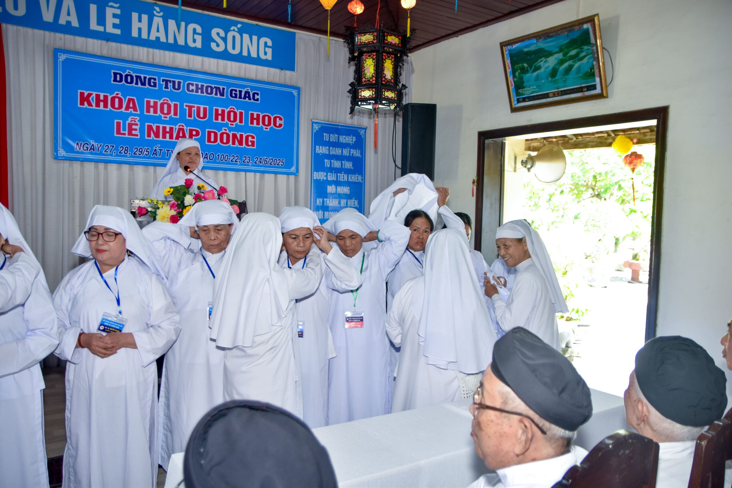 Lễ nhập dòng và khóa hội tu hội học Dòng tu Chơn Giác – ảnh 25