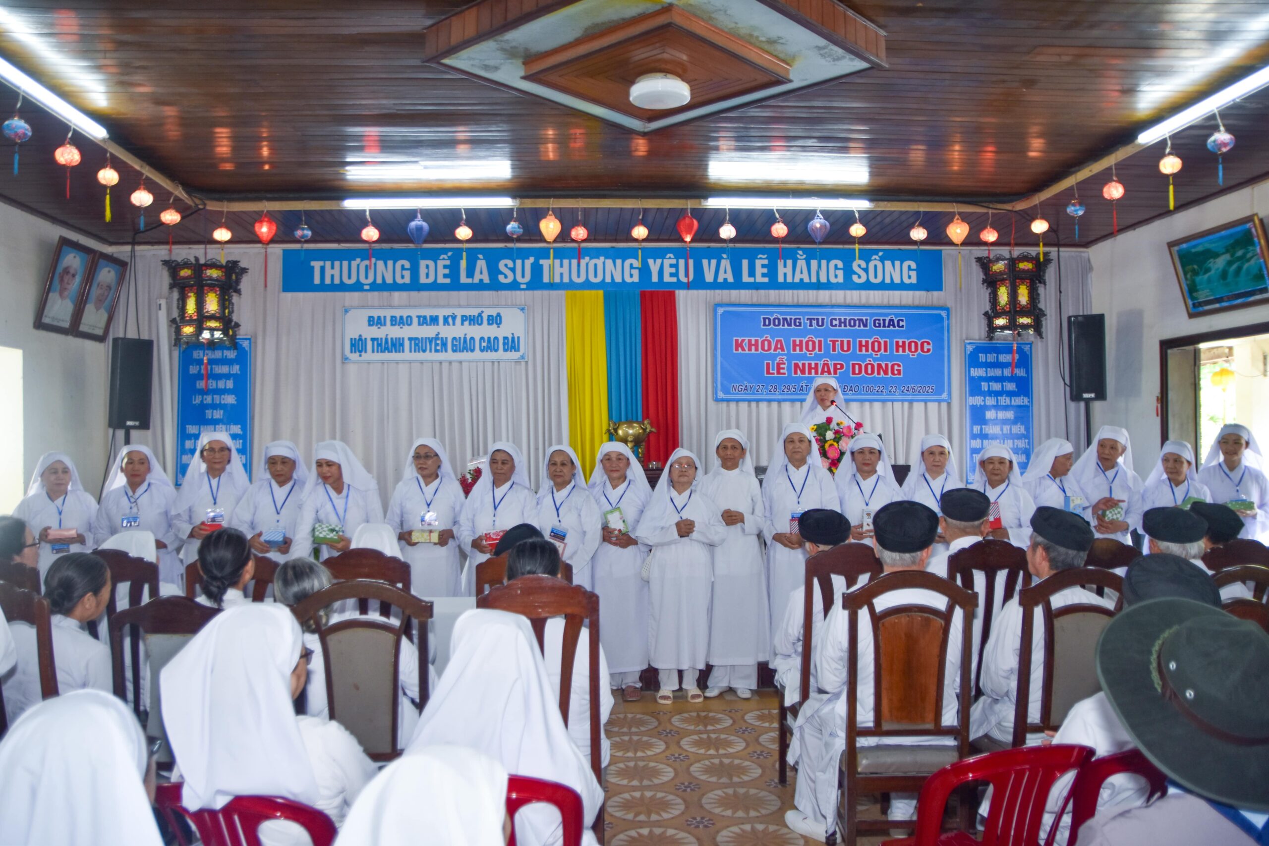 Lễ nhập dòng và khóa hội tu hội học Dòng tu Chơn Giác – ảnh 32