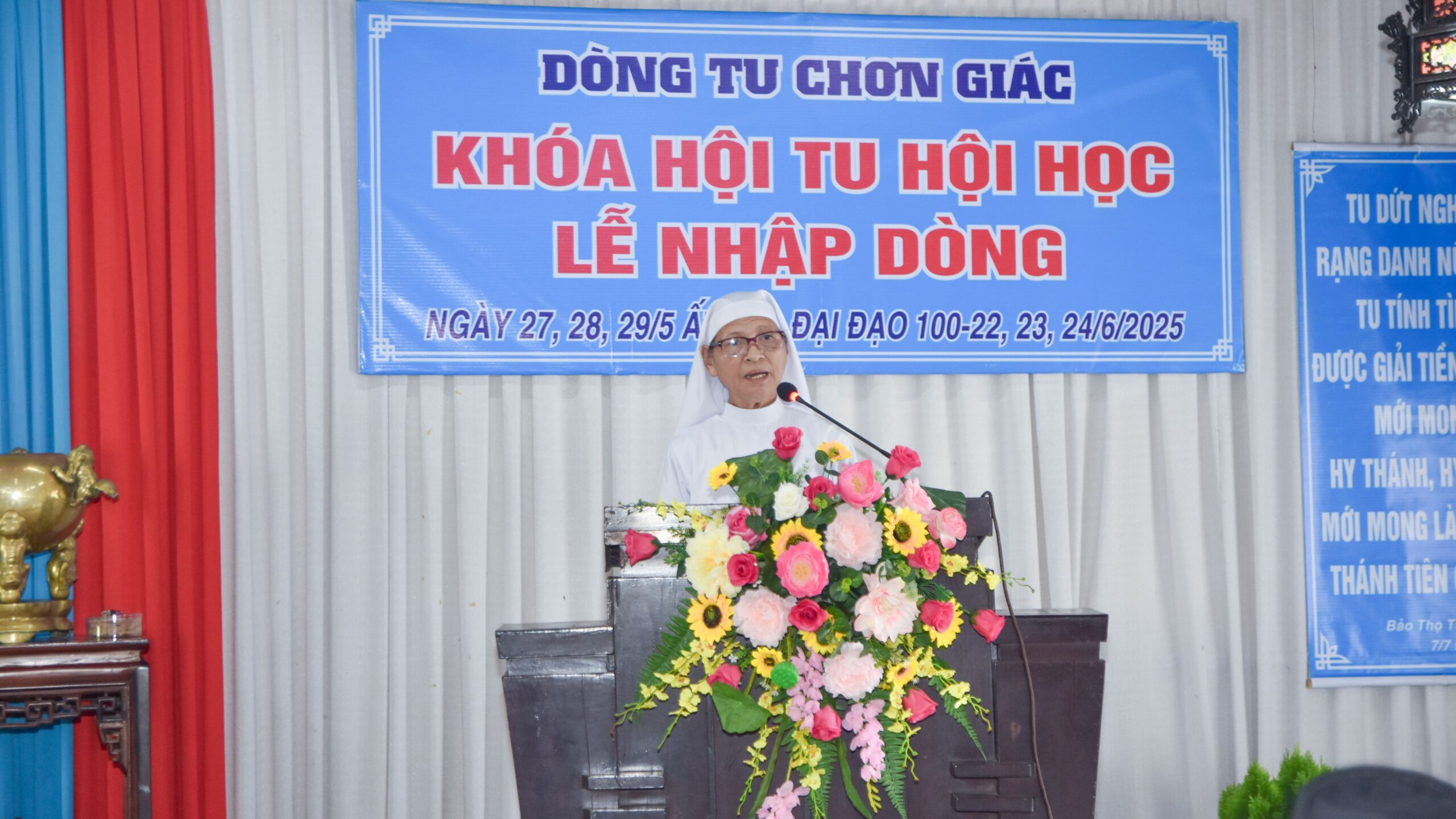 Lễ nhập dòng và khóa hội tu hội học Dòng tu Chơn Giác – ảnh 33