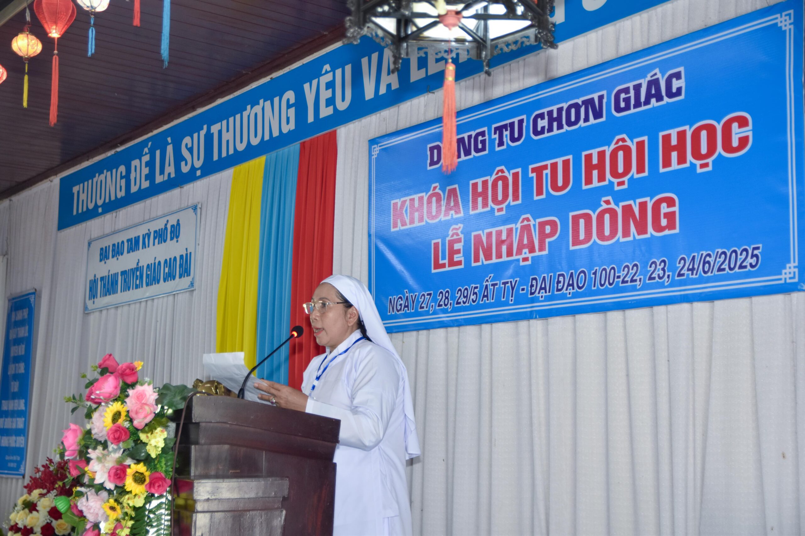 Lễ nhập dòng và khóa hội tu hội học Dòng tu Chơn Giác – ảnh 34