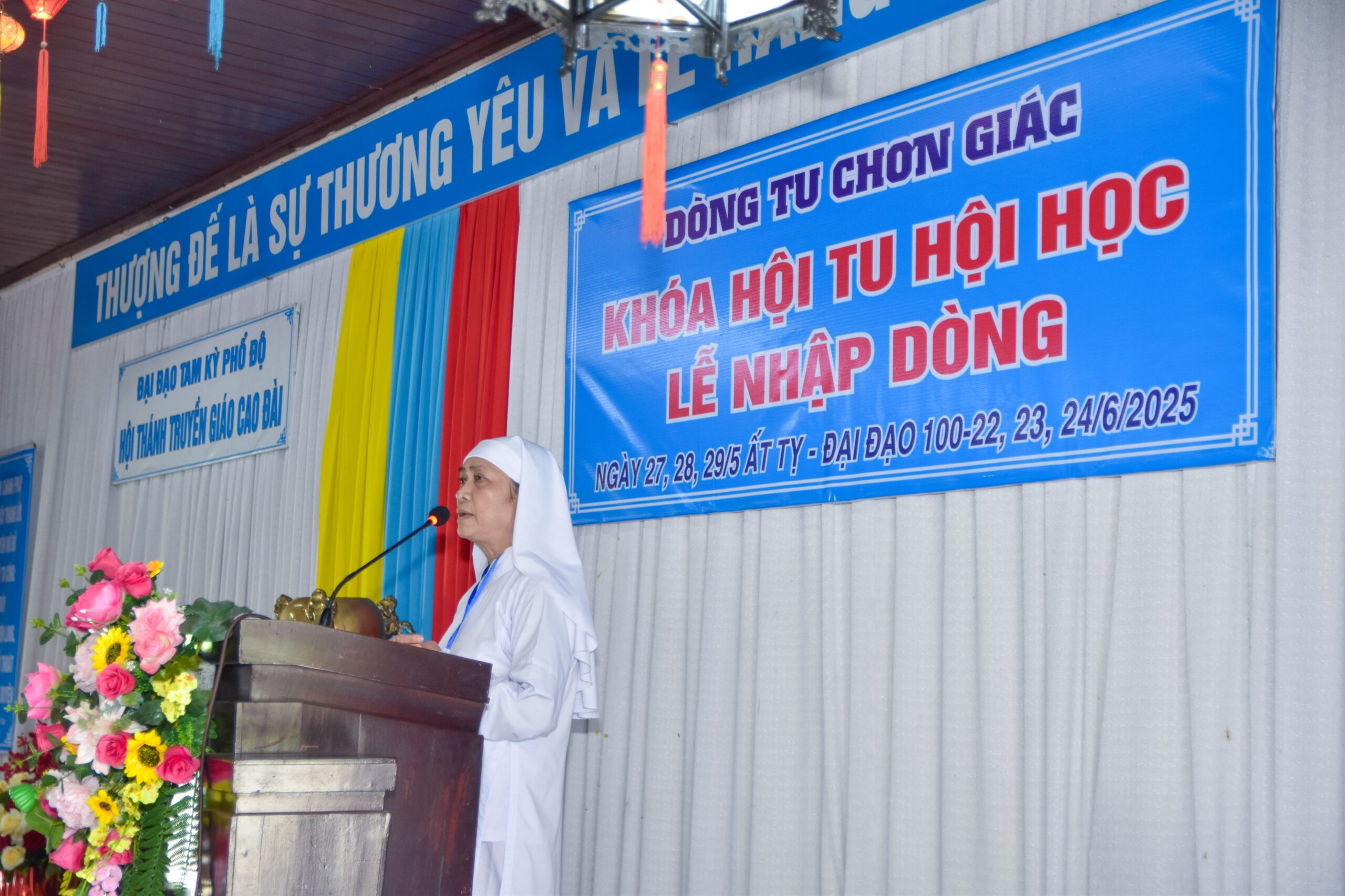 Lễ nhập dòng và khóa hội tu hội học Dòng tu Chơn Giác – ảnh 36