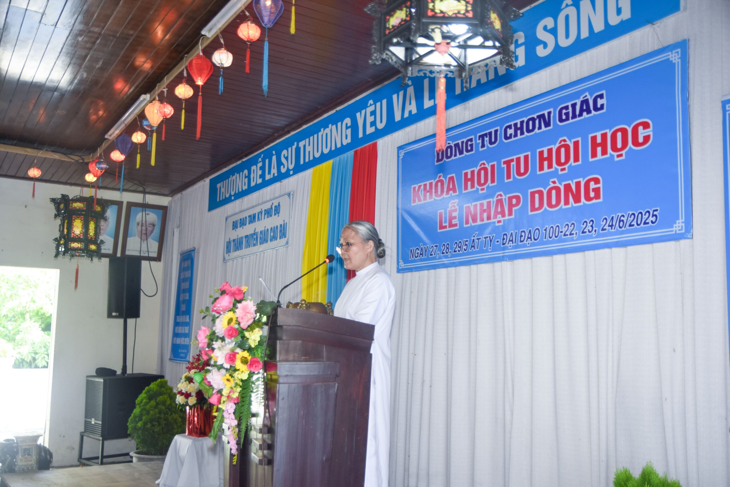 Lễ nhập dòng và khóa hội tu hội học Dòng tu Chơn Giác – ảnh 37