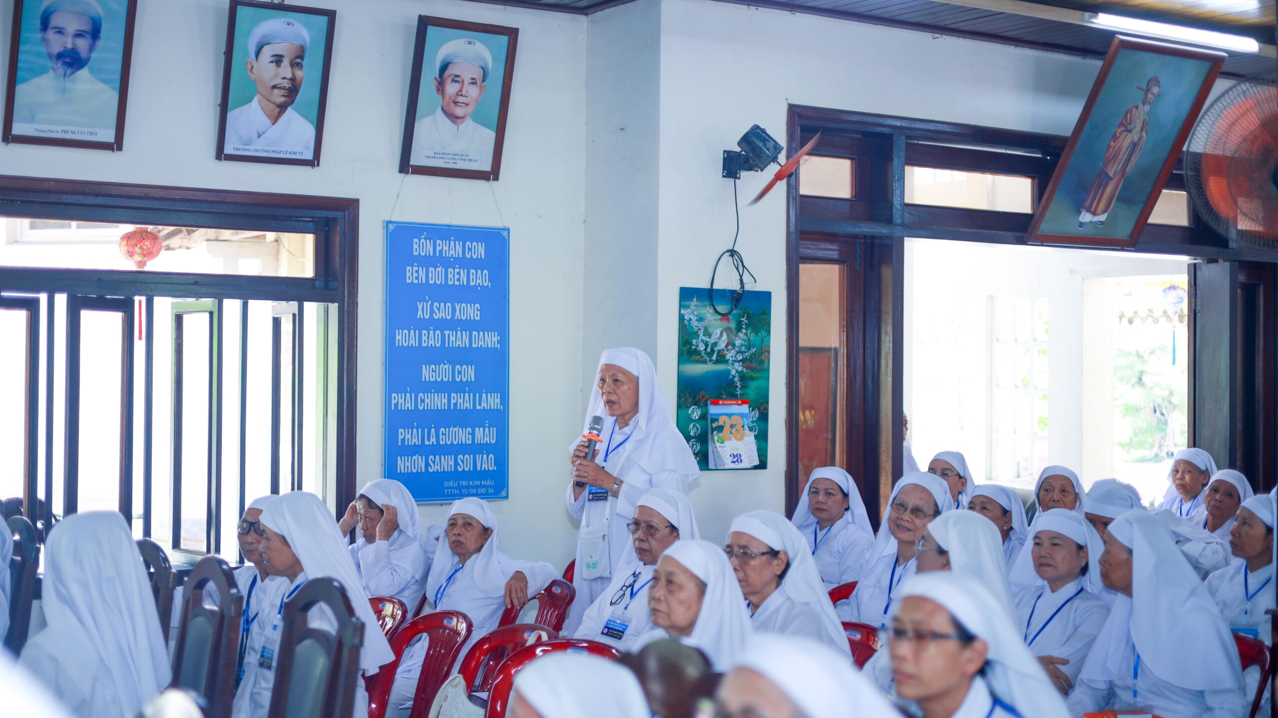 Lễ nhập dòng và khóa hội tu hội học Dòng tu Chơn Giác – ảnh 12