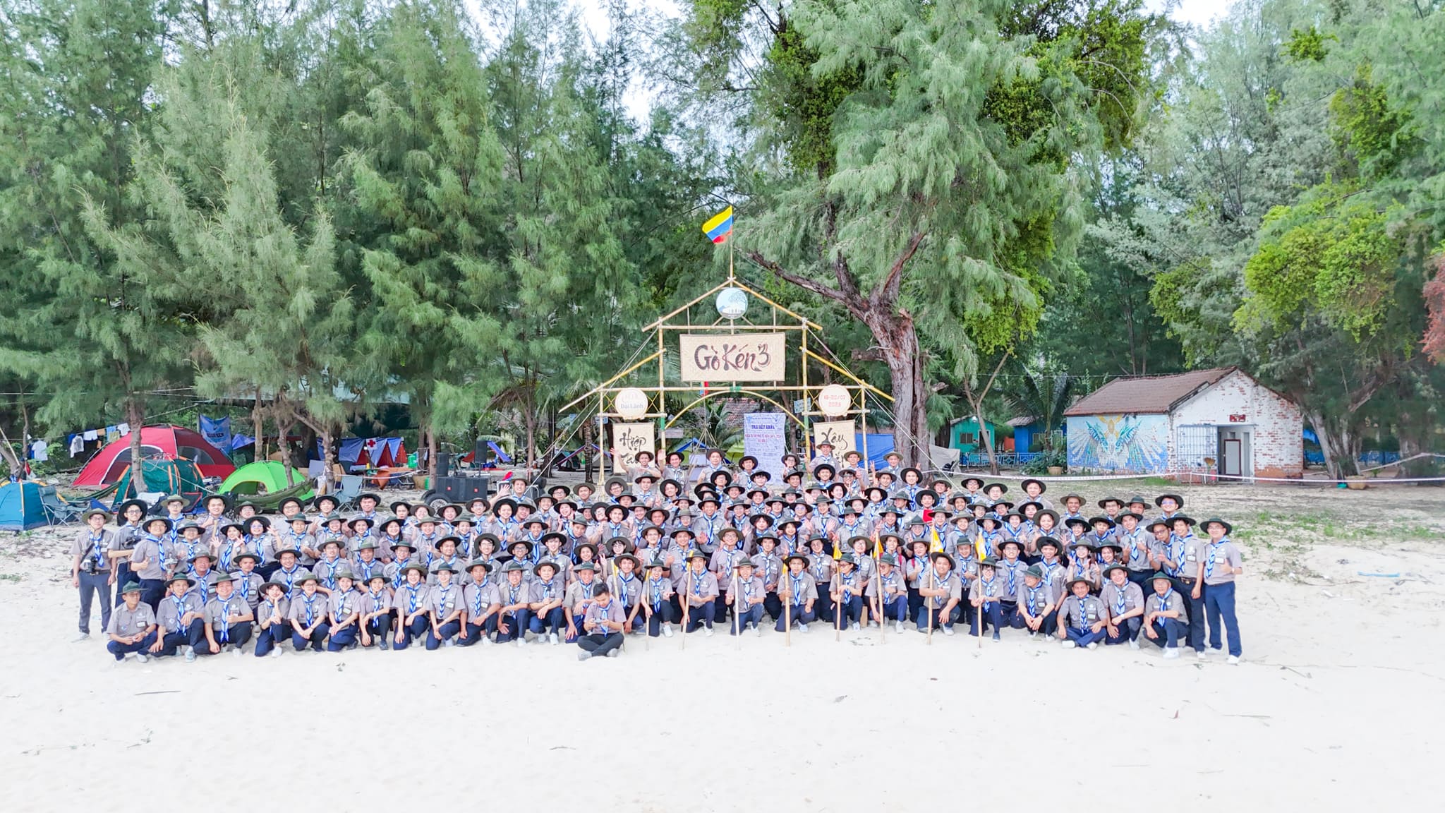 Trại kết khóa và lễ tốt nghiệp khóa tu tập Phổ tế viên cấp I – 2024, Gò Kén 3 – ảnh 1