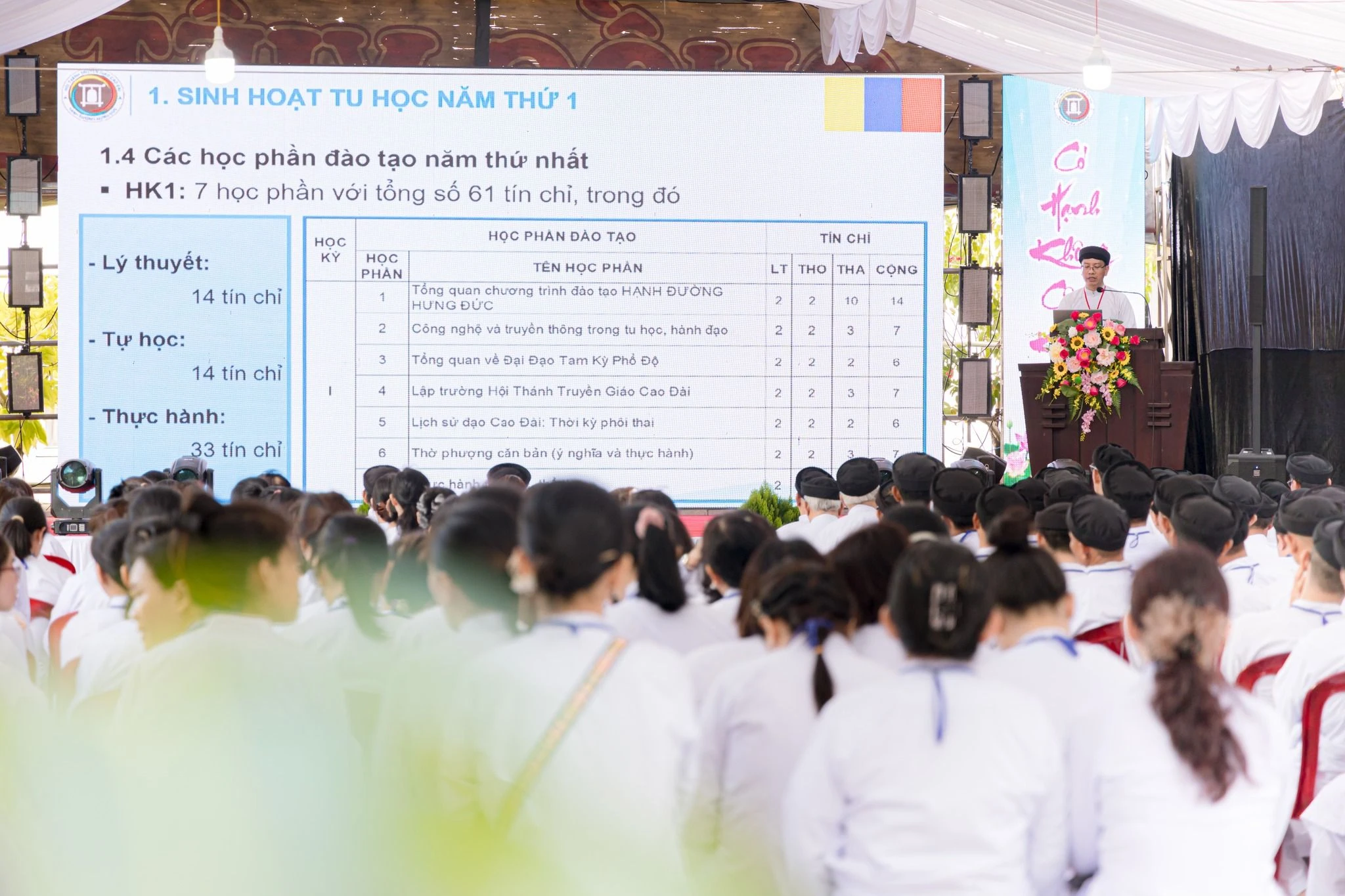 Hạnh đường Hưng Đức – hệ Phổ thông – khóa 3 tổ chức lễ khai giảng năm thứ 3 – ảnh 11