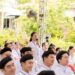 Hình ảnh: Hạnh đường Hưng Đức – hệ Phổ thông – khóa 3 tổ chức lễ khai giảng năm thứ 3