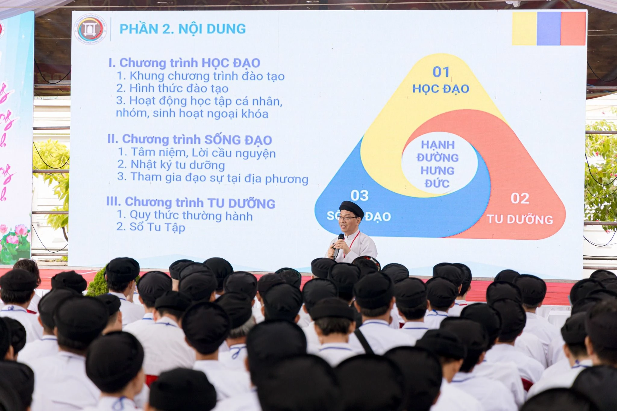 Hạnh đường Hưng Đức – hệ Phổ thông – khóa 3 tổ chức lễ khai giảng năm thứ 3 – ảnh 9