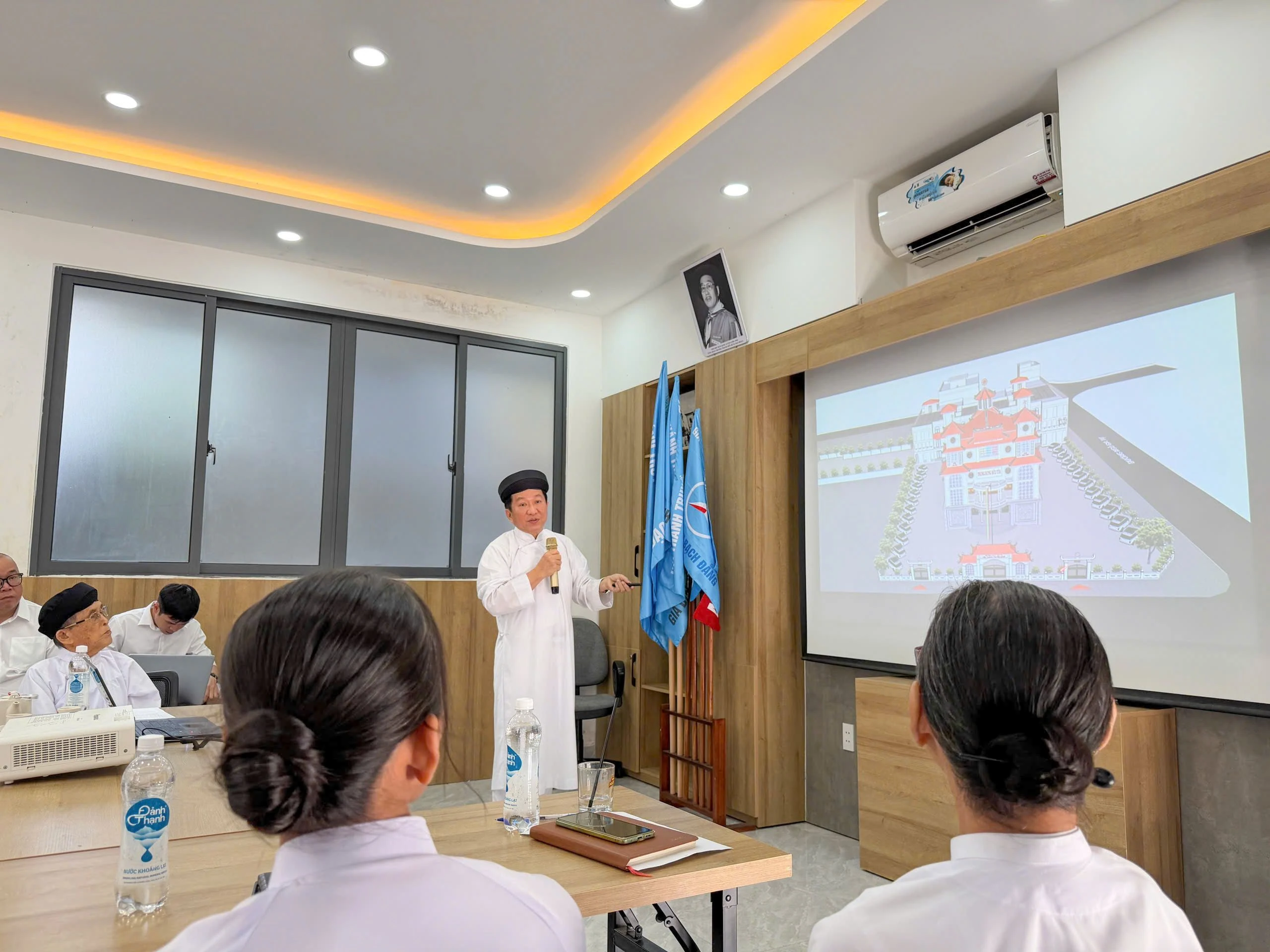 Hội Thánh thống nhất chủ trương, phương án quy hoạch, bản vẽ thiết kế kiến trúc và tiến hành xin giấy phép xây dựng Trung Hưng Bửu Tòa – ảnh 10