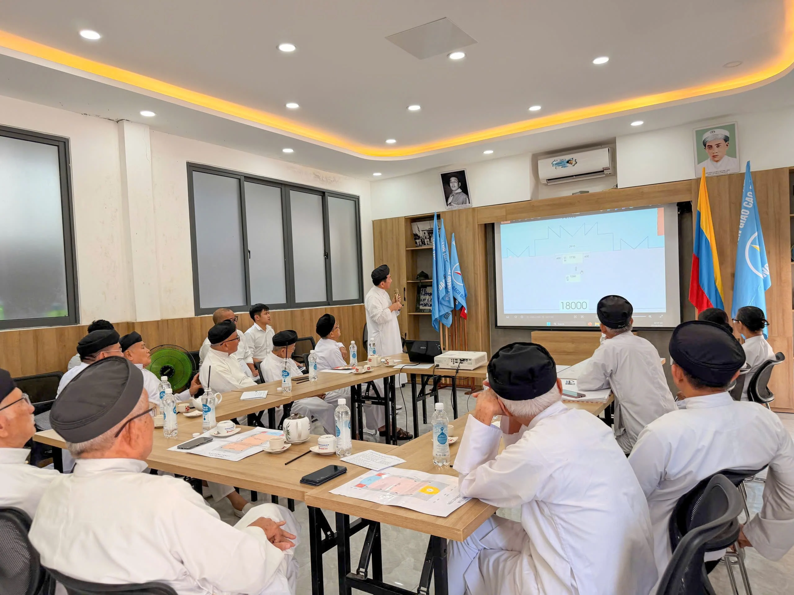 Hội Thánh thống nhất chủ trương, phương án quy hoạch, bản vẽ thiết kế kiến trúc và tiến hành xin giấy phép xây dựng Trung Hưng Bửu Tòa – ảnh 11