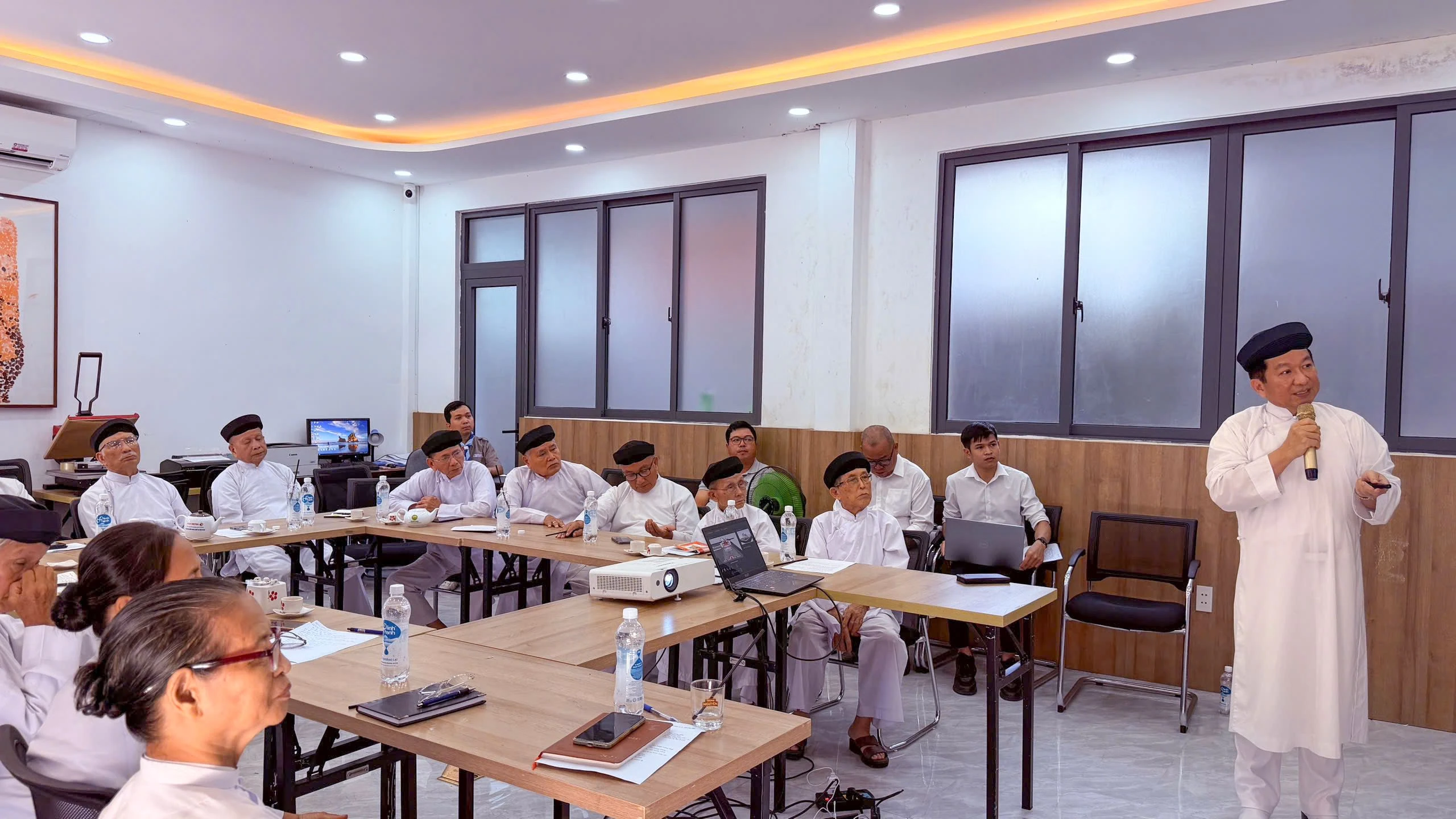 Hội Thánh thống nhất chủ trương, phương án quy hoạch, bản vẽ thiết kế kiến trúc và tiến hành xin giấy phép xây dựng Trung Hưng Bửu Tòa – ảnh 12