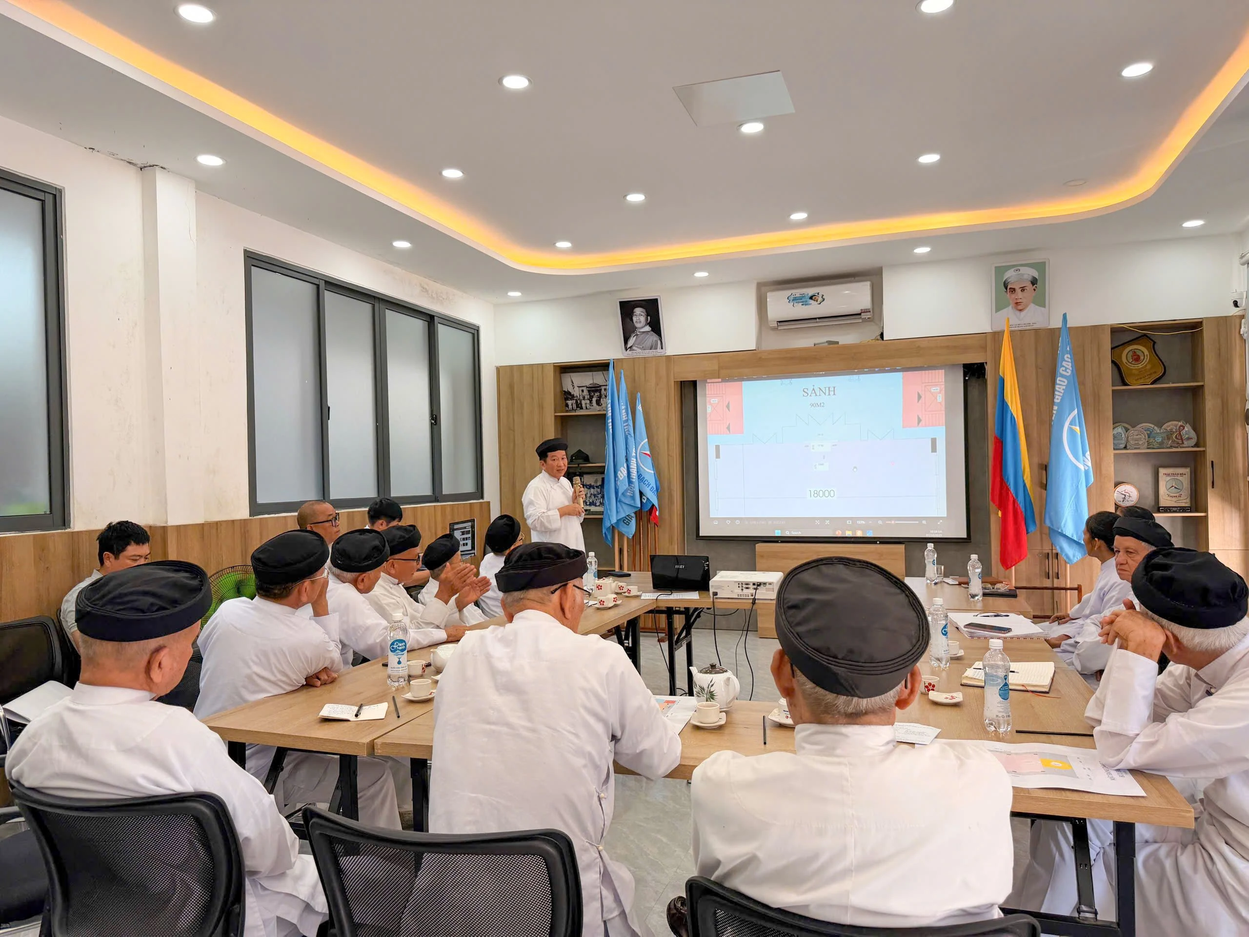 Hội Thánh thống nhất chủ trương, phương án quy hoạch, bản vẽ thiết kế kiến trúc và tiến hành xin giấy phép xây dựng Trung Hưng Bửu Tòa – ảnh 6