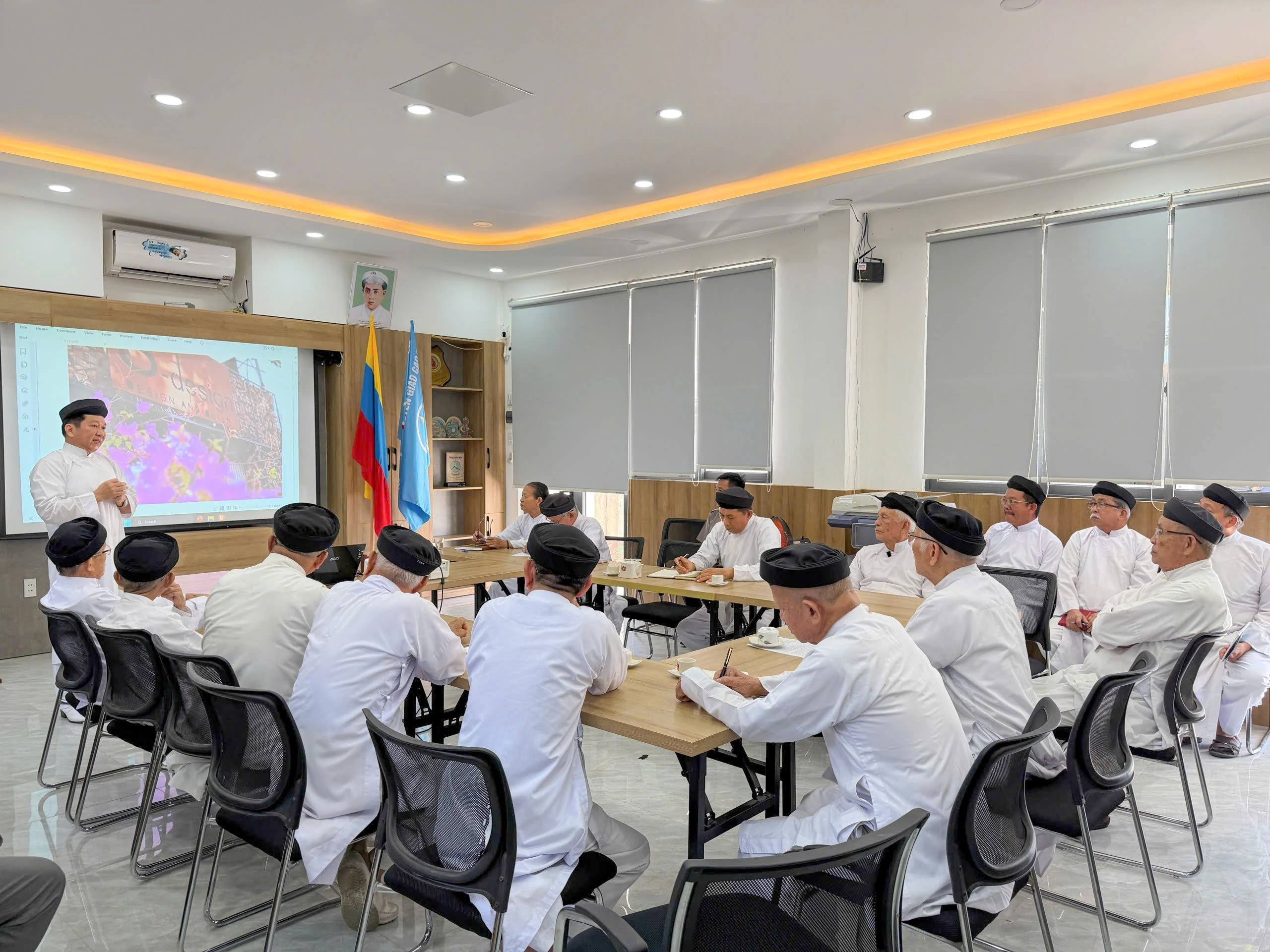 Hội Thánh thống nhất chủ trương, phương án quy hoạch, bản vẽ thiết kế kiến trúc và tiến hành xin giấy phép xây dựng Trung Hưng Bửu Tòa – ảnh 7