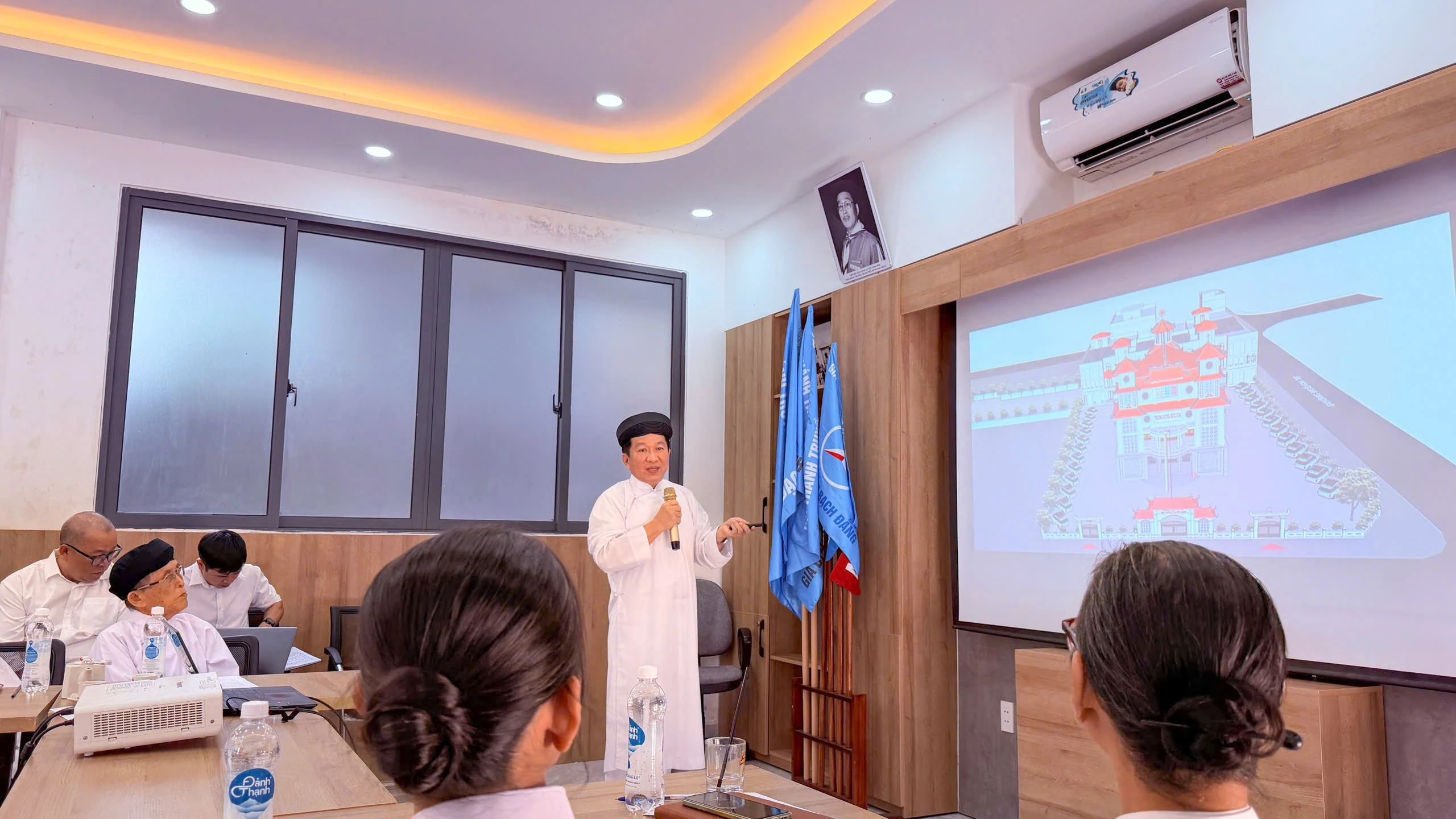 Hội Thánh thống nhất chủ trương, phương án quy hoạch, bản vẽ thiết kế kiến trúc và tiến hành xin giấy phép xây dựng Trung Hưng Bửu Tòa – ảnh 9