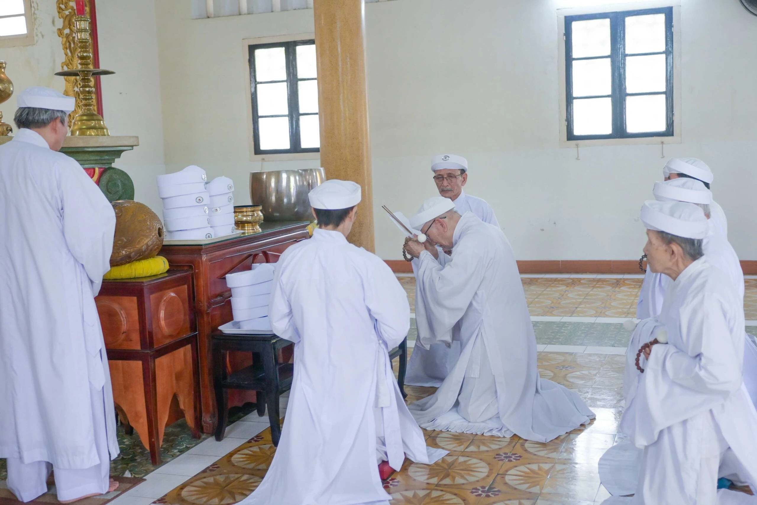 Hội Thánh tổ chức lễ thọ phong Lễ sanh, Hành thiện, Tùng sỹ quân – ảnh 7