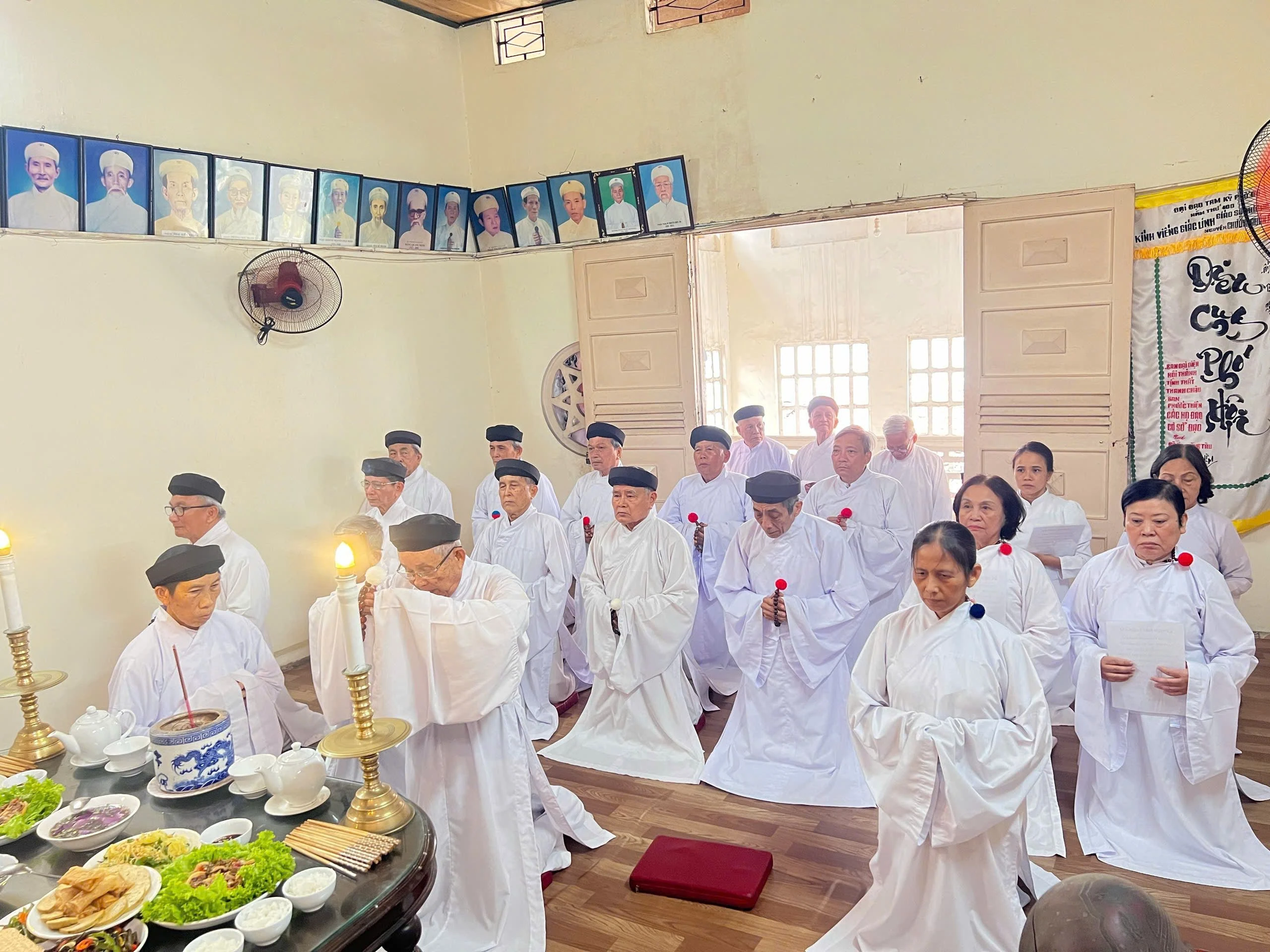Hội Thánh tổ chức lễ bái mạng chức vụ Đầu Họ đạo và kỷ niệm ngày thành đạo của Đạo trưởng Bảo Pháp Chơn Quân Thanh Long – Hiệp kỵ chư chức sắc Hiệp Thiên Đài. – ảnh 4