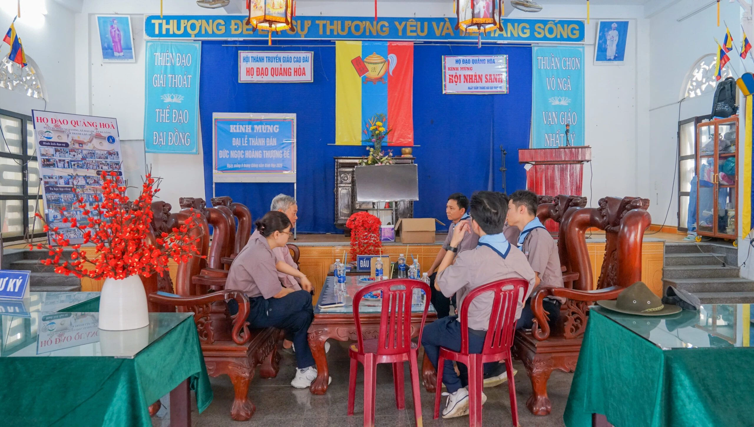 BPTr thăm và trao đổi đạo sự với GĐHĐ Trung Mỹ I, Quảng Hòa – ảnh 13