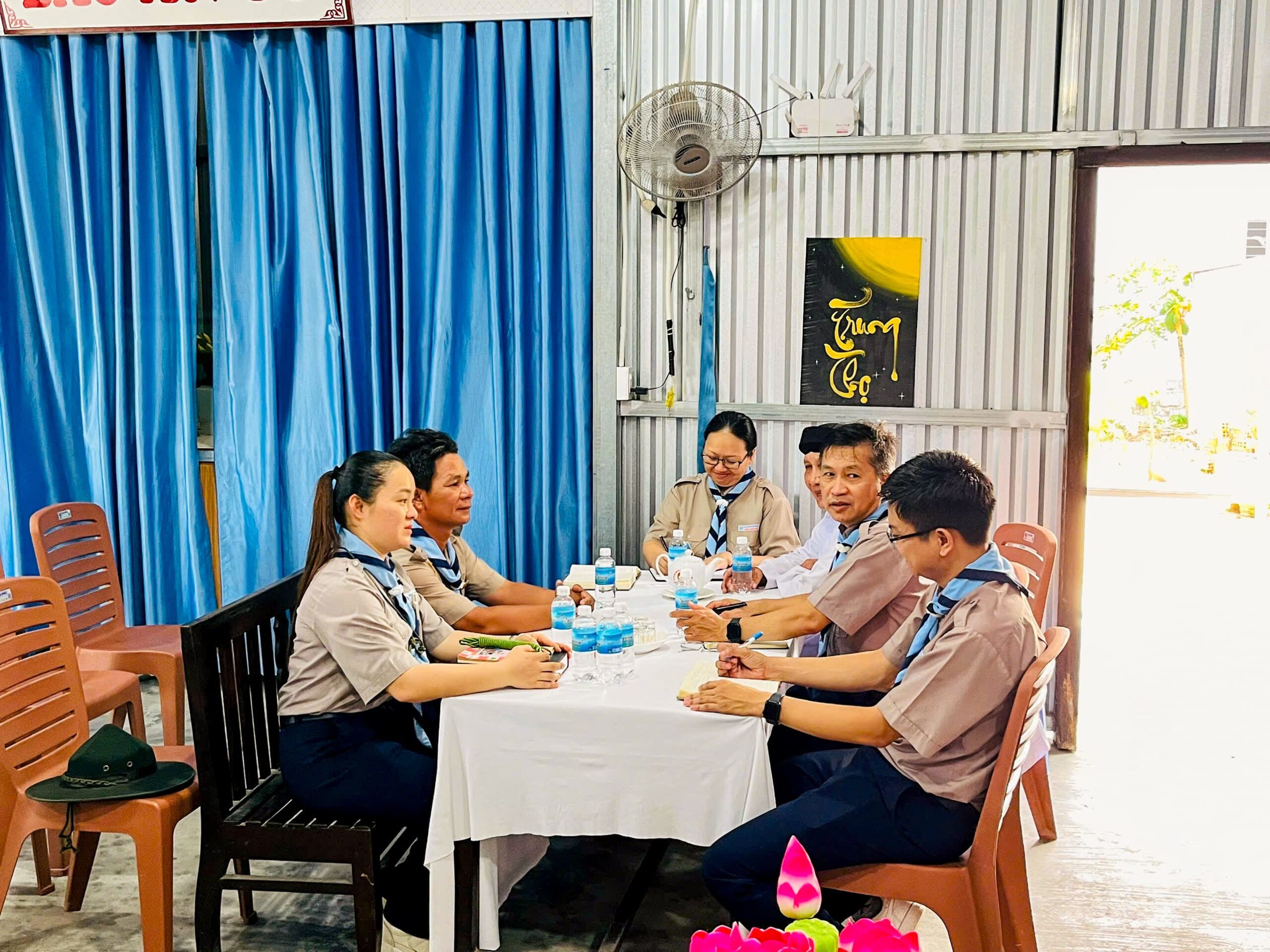 Ban Phụ trách thăm gặp và trao đổi sinh hoạt tu học Gia đình Hưng Đạo tại các Họ đạo Trung Liên Châu, Trung Dương, Trung Chính, Trung Hiệp và Trung Thọ – ảnh 3